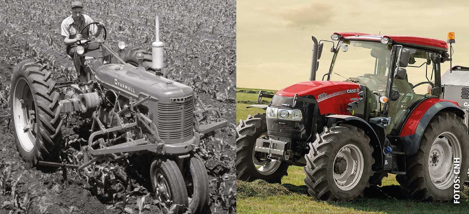 Der Farmall ist über Jahrzehnte mit den Anforderungen gewachsen.