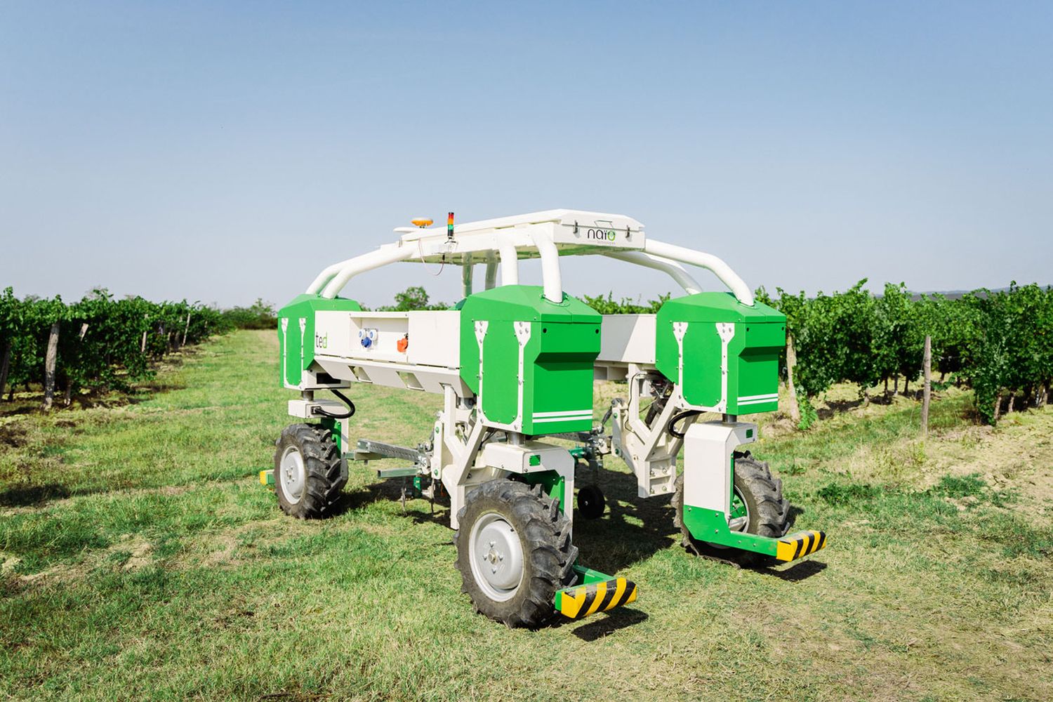 Wird sicher auch im Forum analysiert werden: die neue Version des Weingartenroboters Ted