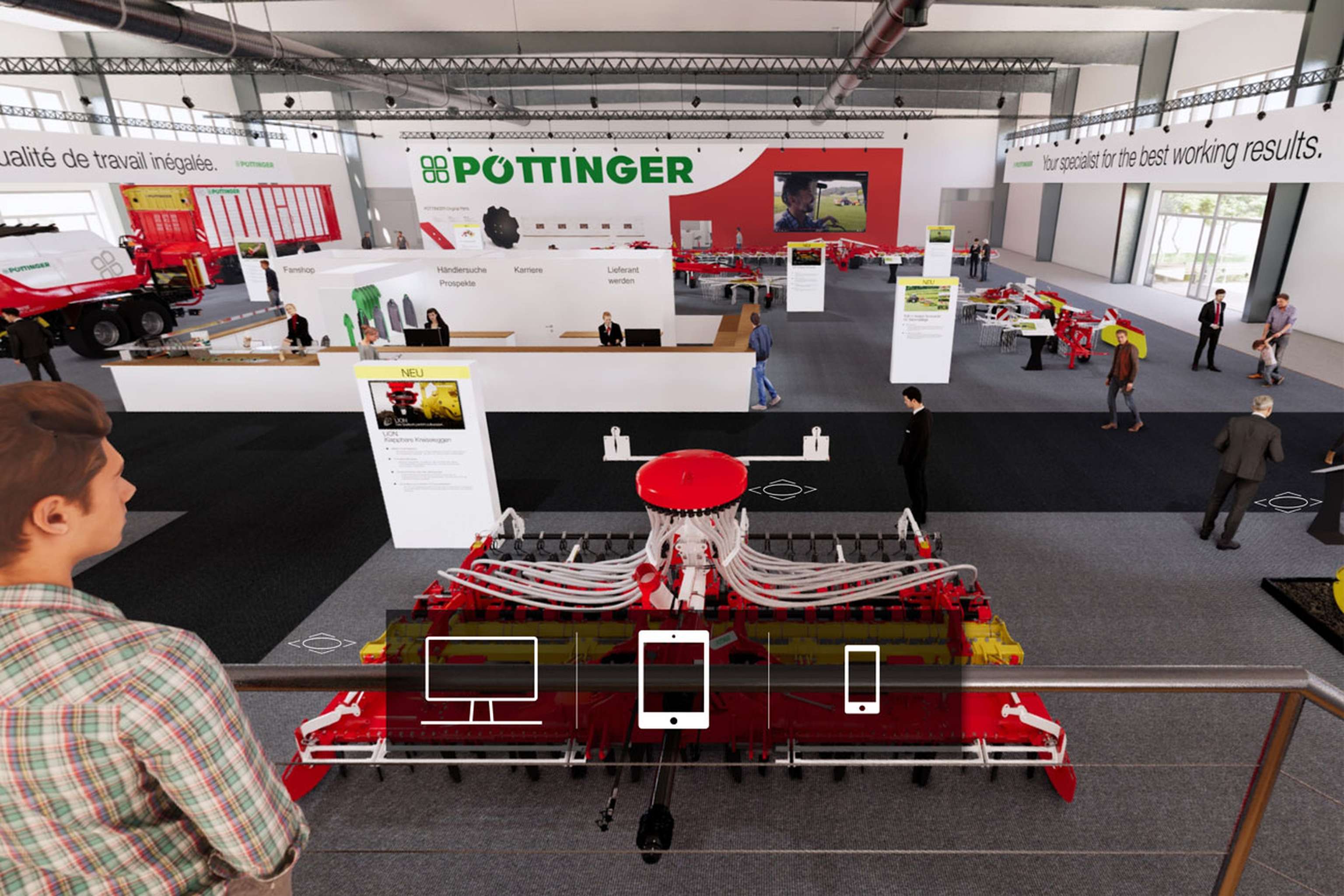 Digitaler Messestand Hq