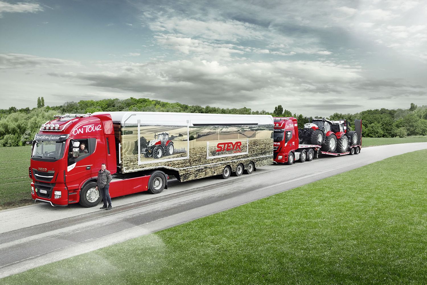 STEYR Demo Truck On The Road Demo Tour
