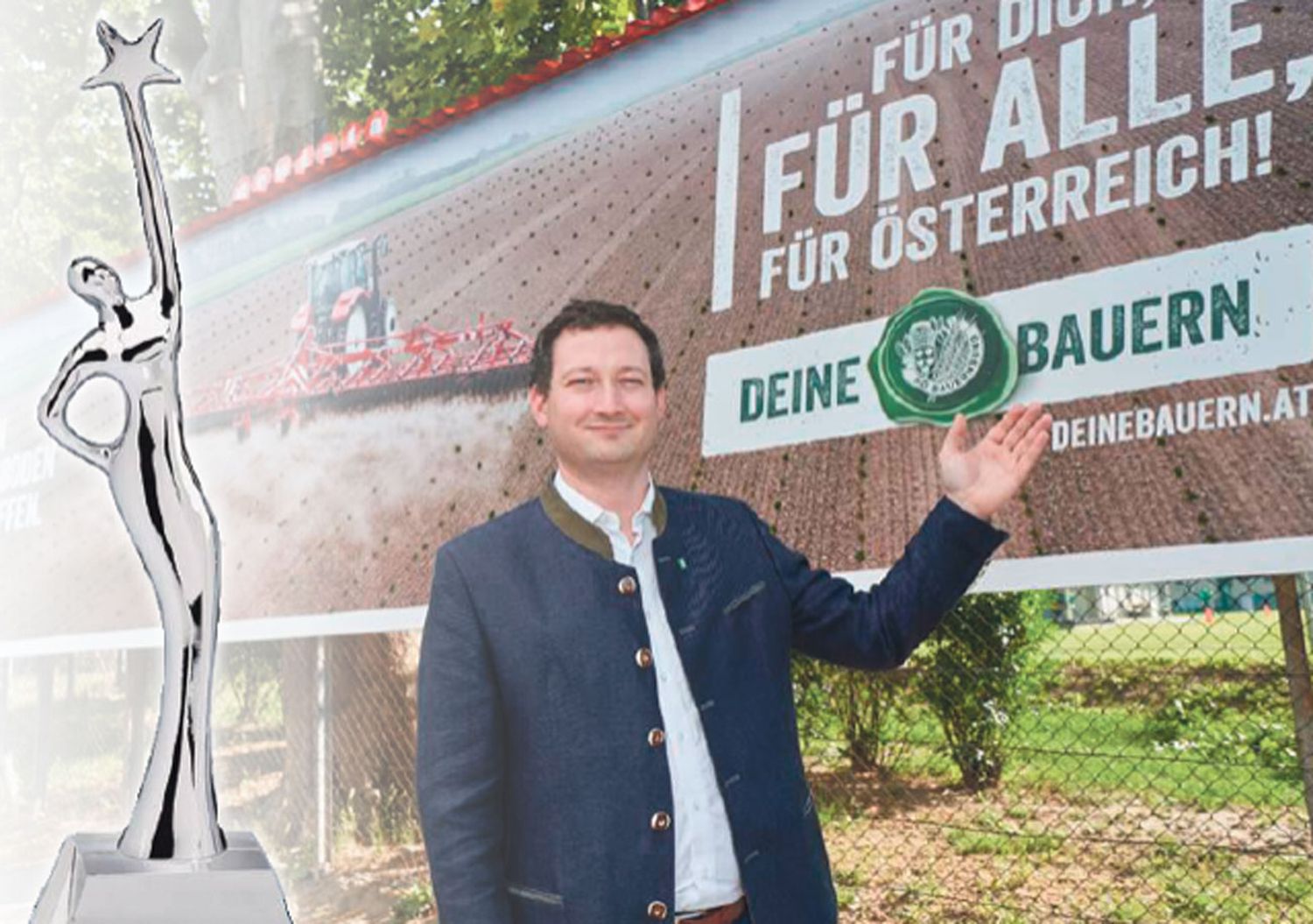NÖ Bauernbunddirektor Paul Nemecek mit der Kampagne