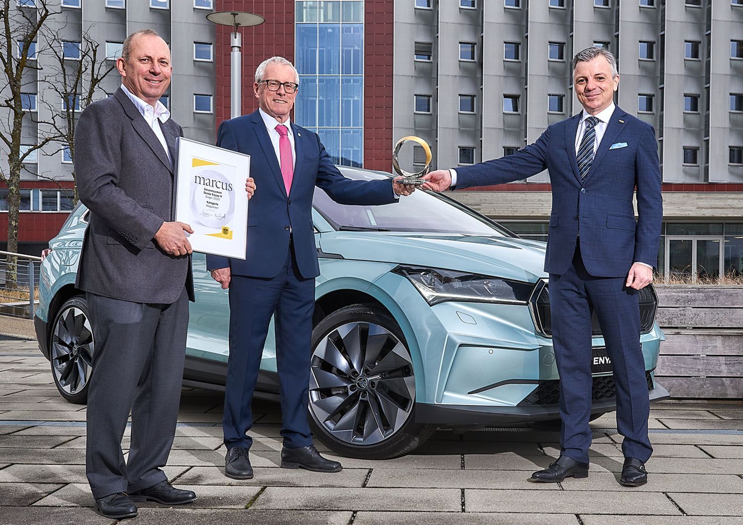 Ein “Wegweiser”: Der Škoda Enyaq iV wurde für sein zukunftsweisendes Konzept ausgezeichnet.