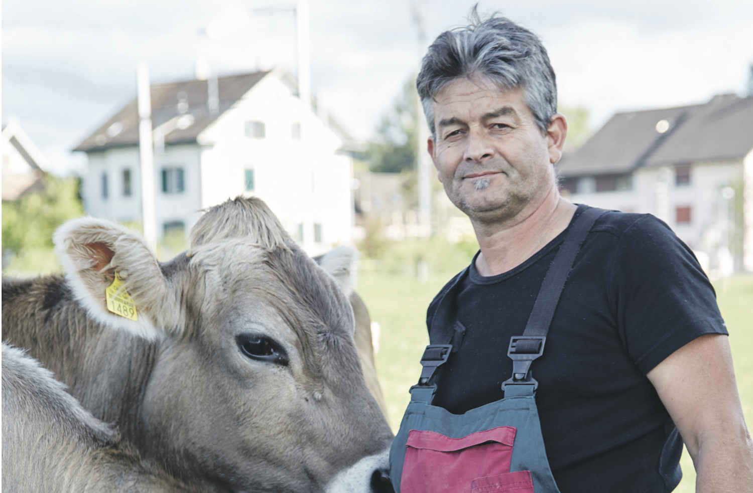 Zur Person: Martin Haab, 60, kommt aus dem Kanton Zürich, bewirtschaftet dort als Milchbauer mit seinem Sohn einen Betrieb mit 75 Brown Swiss und Jersey-Kühen. FOTO: Haab