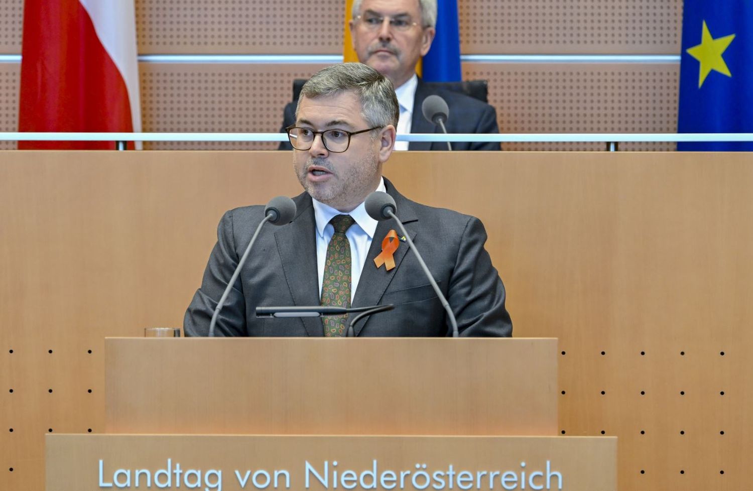 Finanzlandesrat Ludwig Schleritzko bei der jüngsten Haushaltsdebatte im NÖ Landtag.