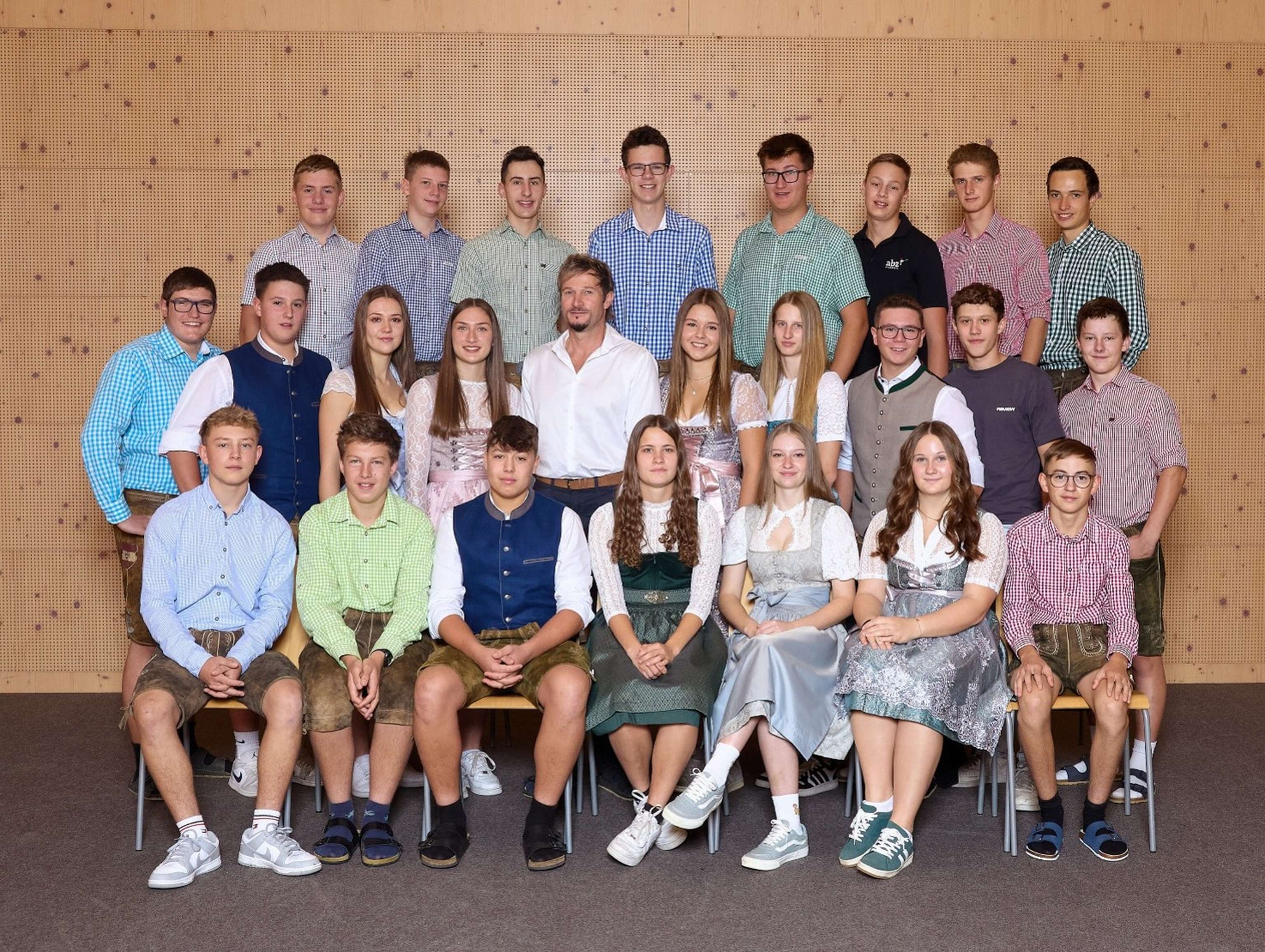 Abschlussklasse 3b der Fachrichtung Landwirtschaft am ABZ Hagenberg.