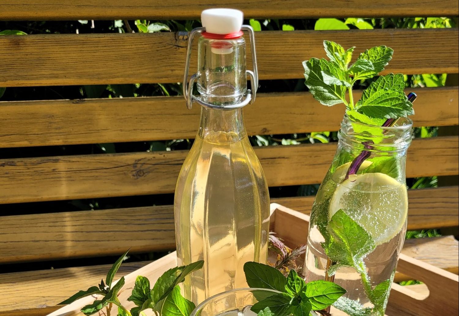 Minze-Melisse-Sirup von Christina Huber