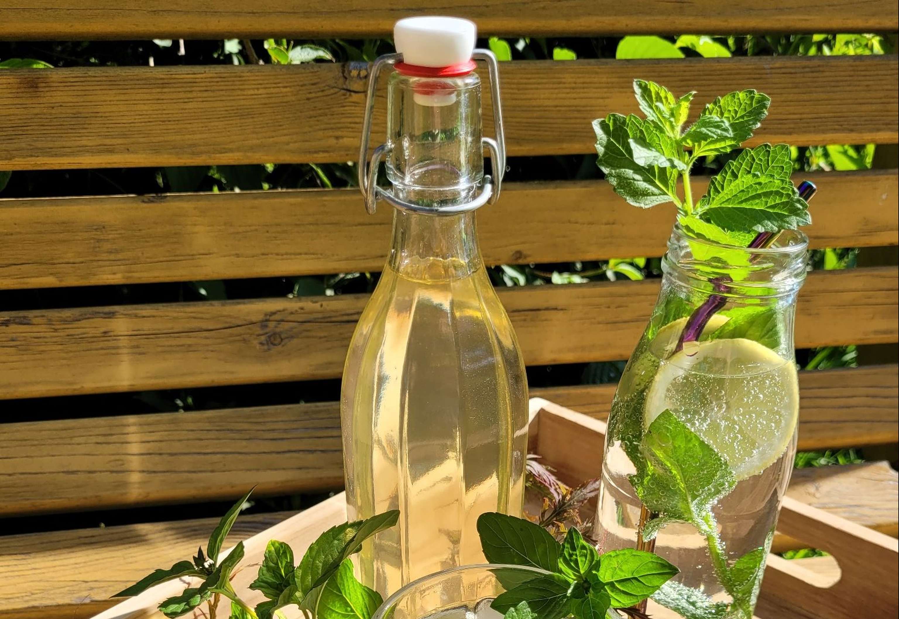 Minze-Melisse-Sirup von Christina Huber