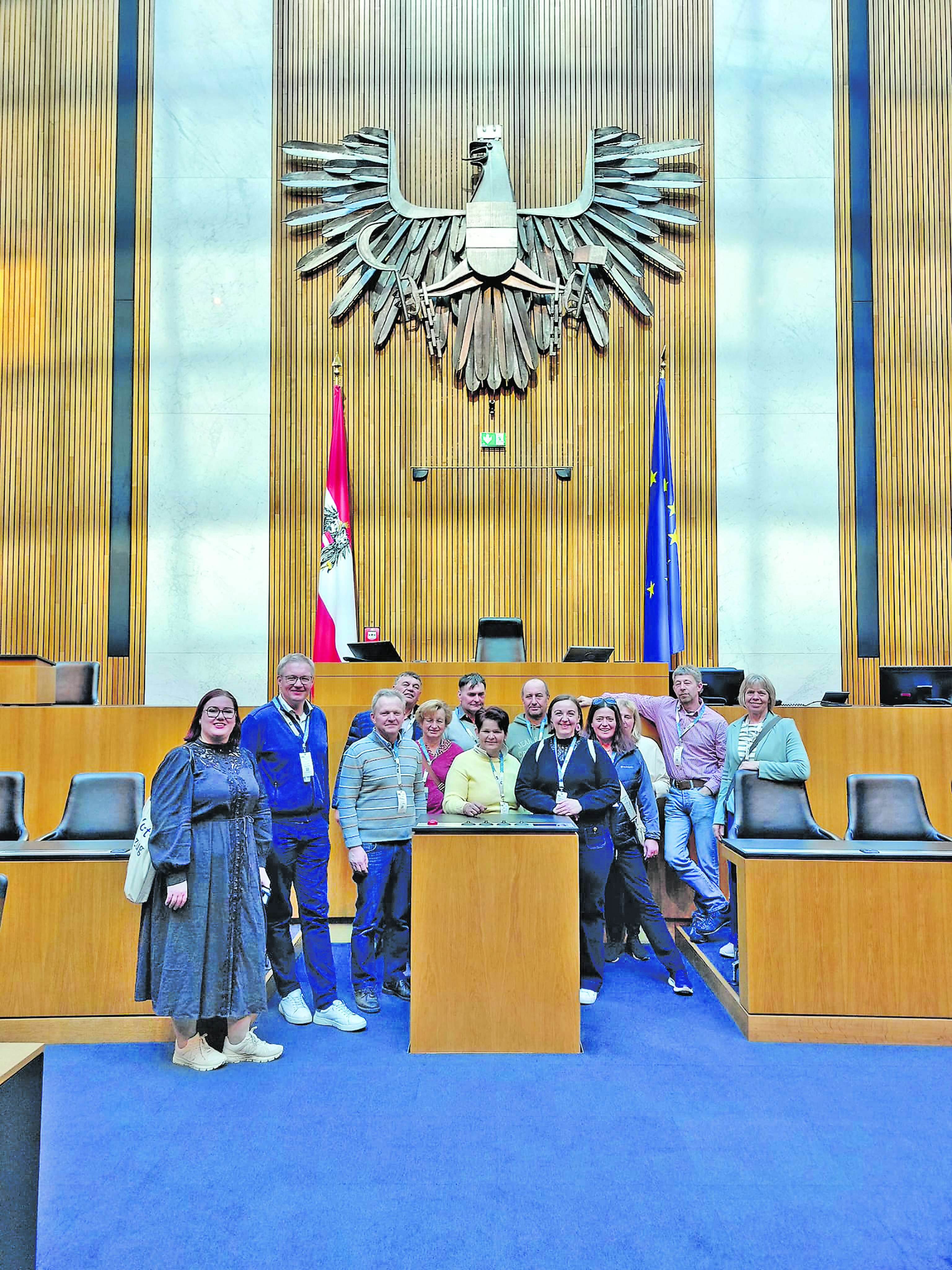 Halleiner Bauernbund im Parlament