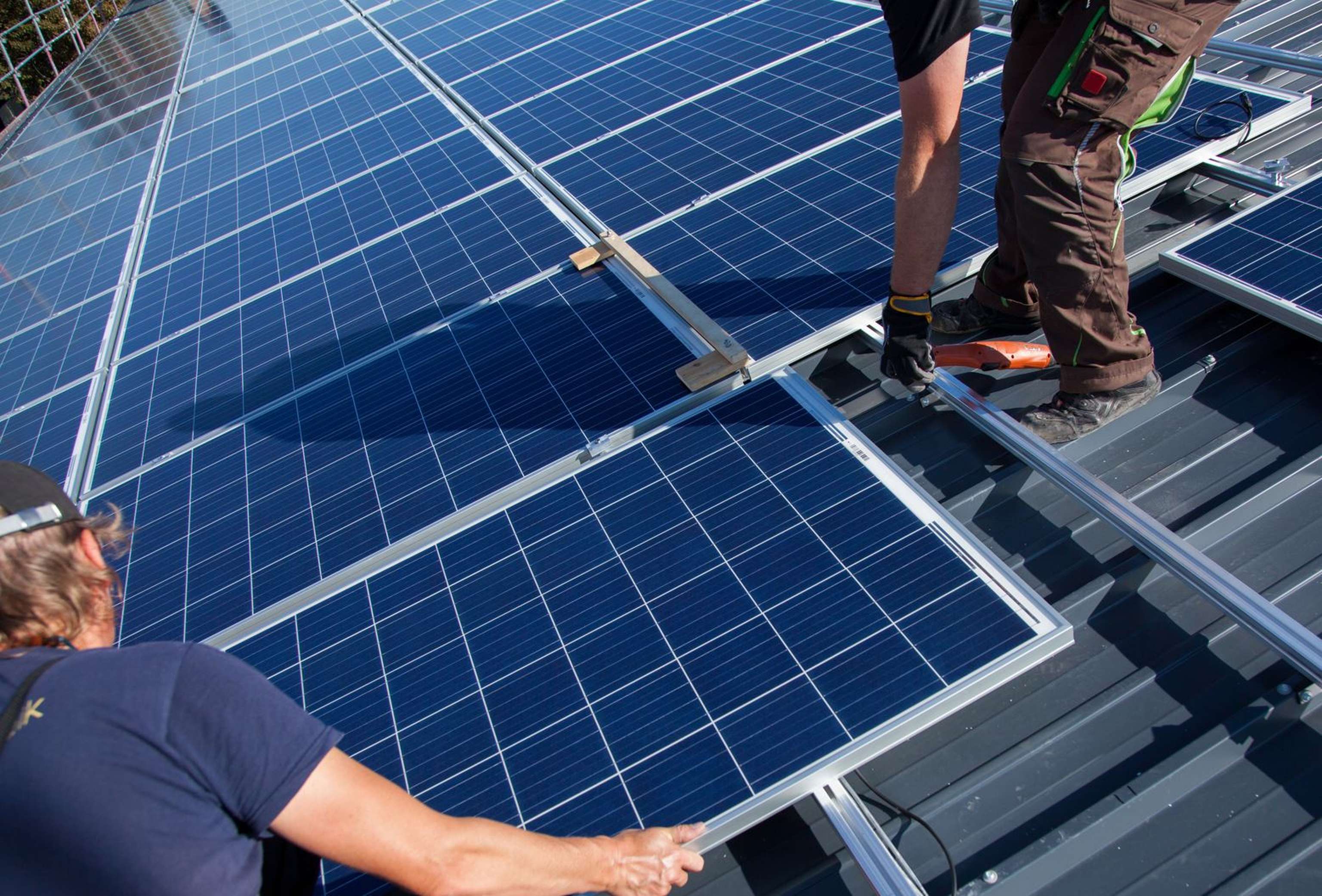 Errichtung einer PV-Anlage