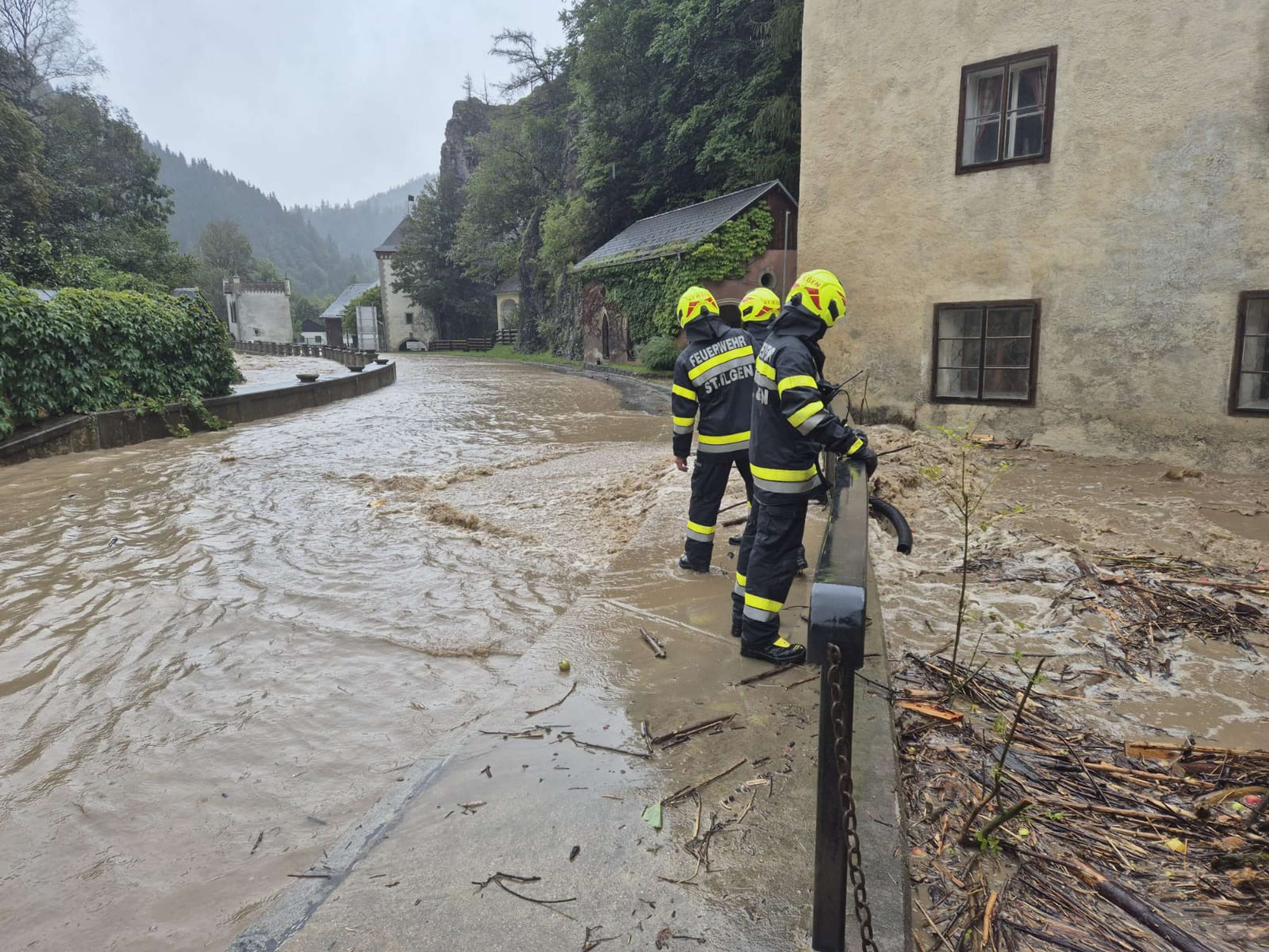 Hochwasser in Thörl