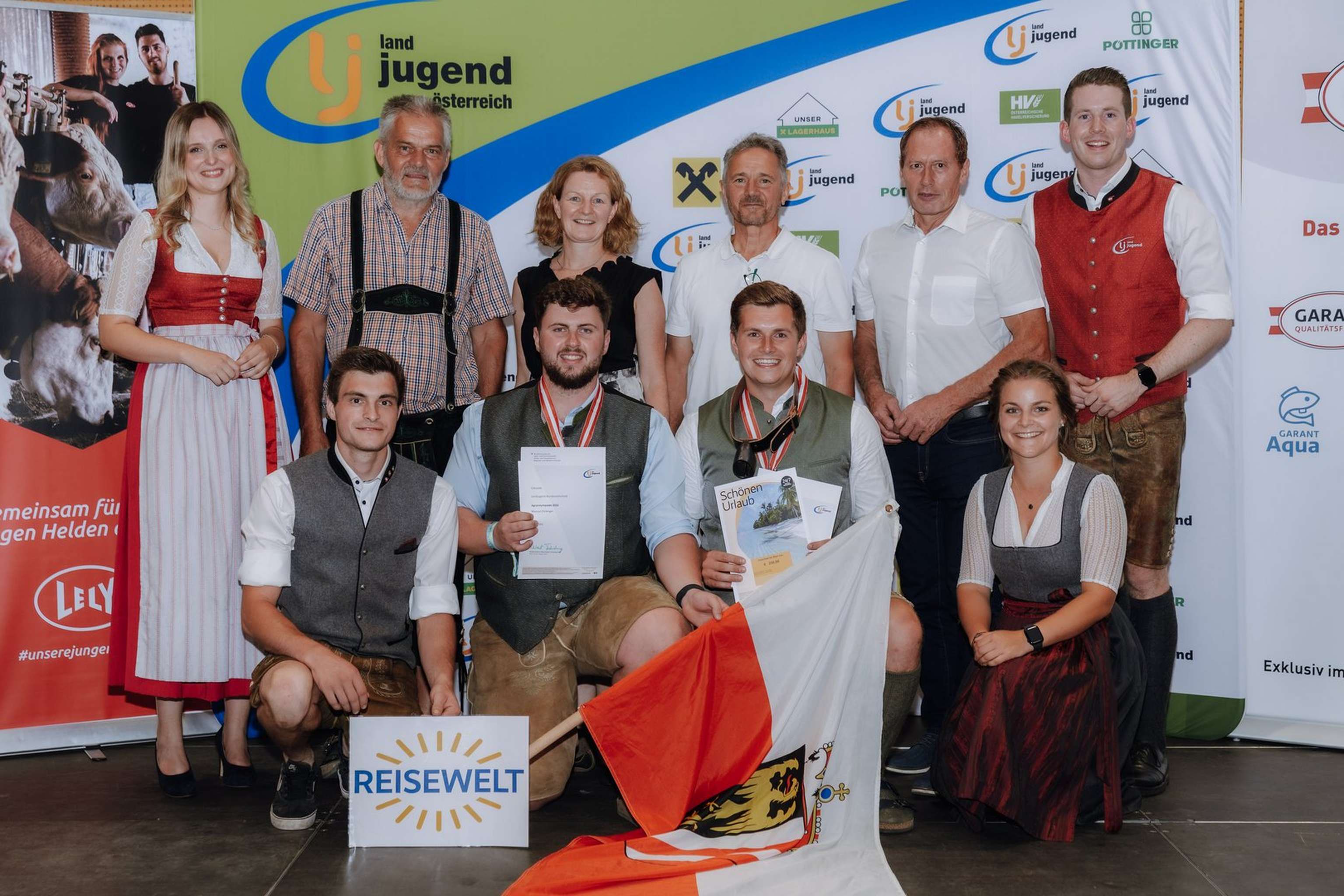 Der Sieg bei der Agrarolympiade ging an Manuel Dickinger und Peter Kriechbaum aus  Oberösterreich.