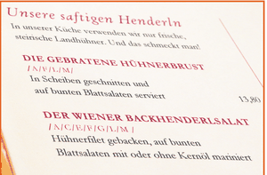 Kommt künftig auch die Herkunftskennzeichnung auf Speisekarten im Wirtshaus?
FOTO:  Ernst Weingartner
