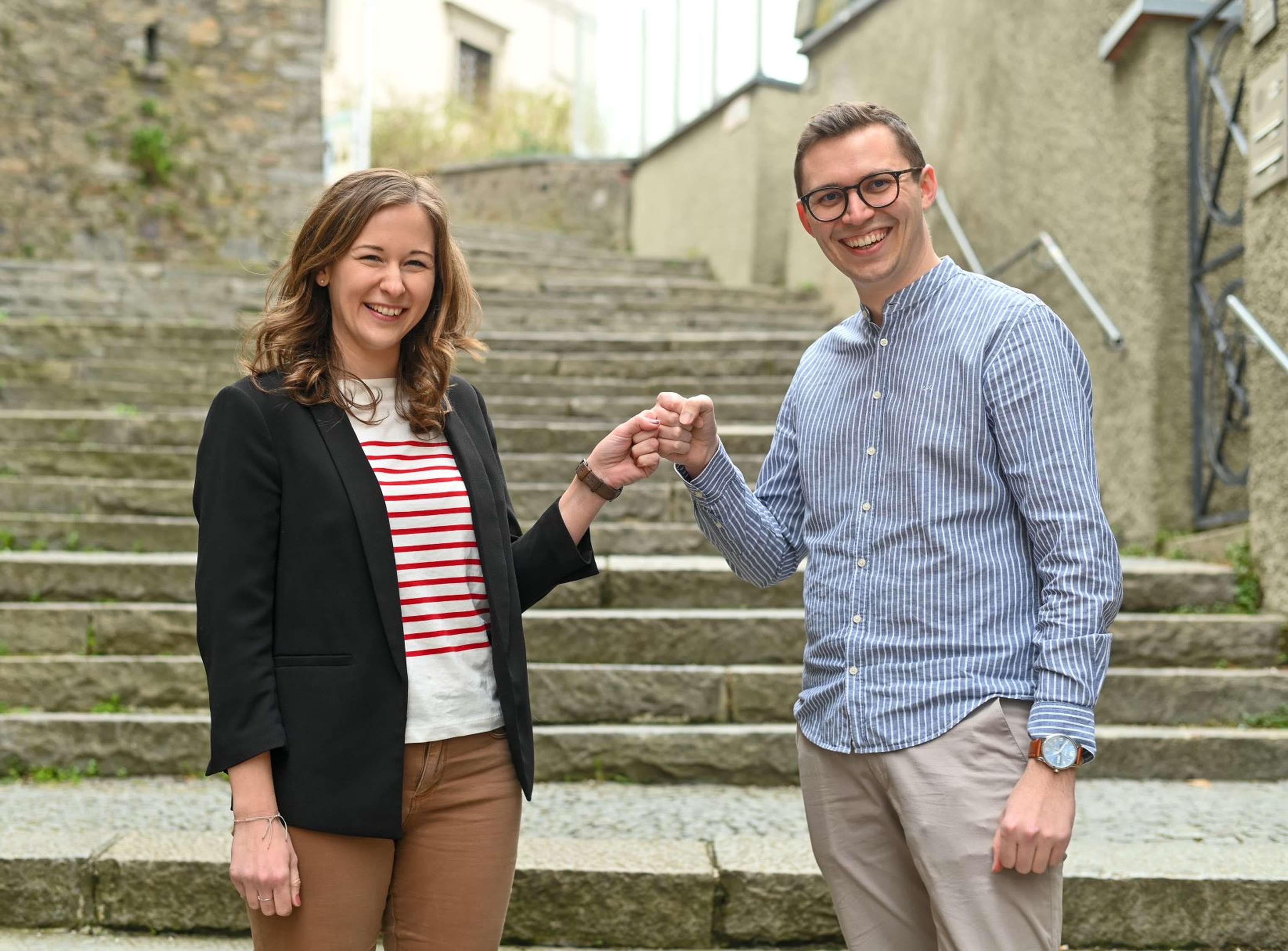 Claudia Plakolm und Moritz Otahal