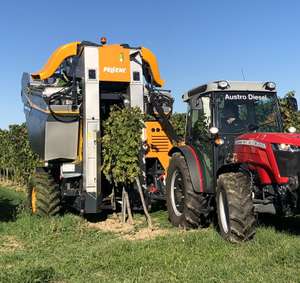 Die gezogene Erntemaschine Grapes’ Line