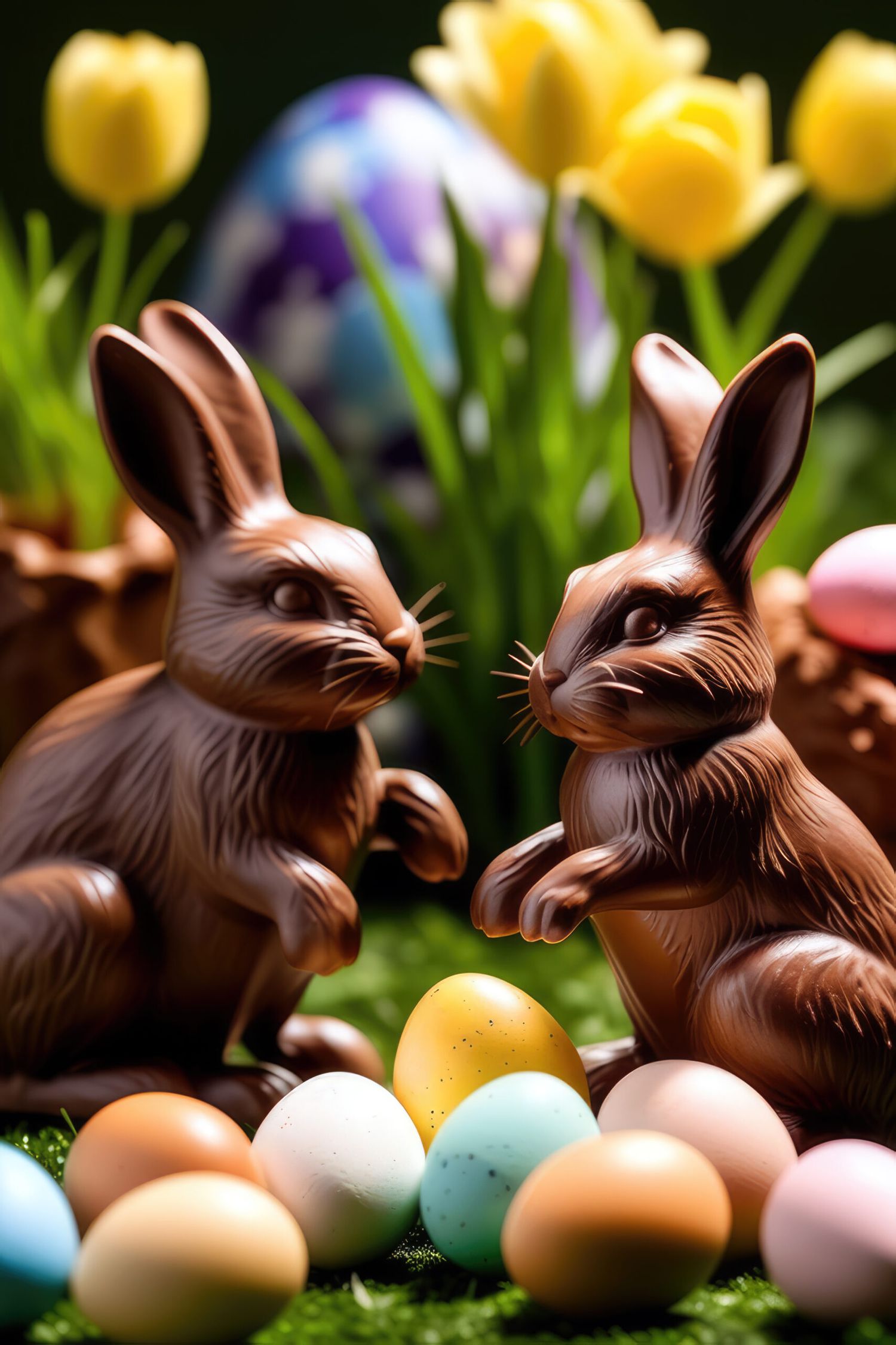 Hase und Eier