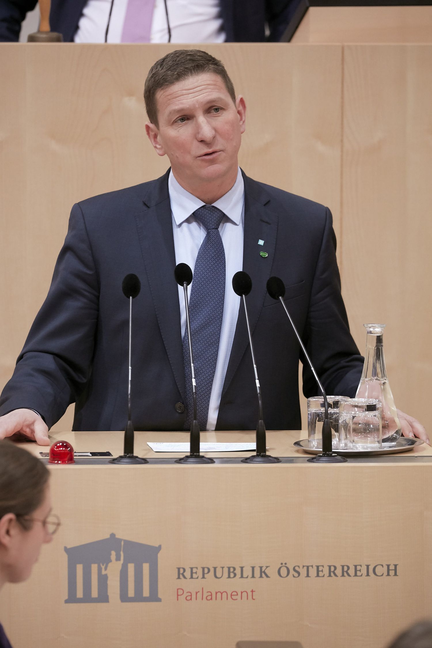 Am Rednerpult Nationalratsabgeordneter Andreas Kühlberger