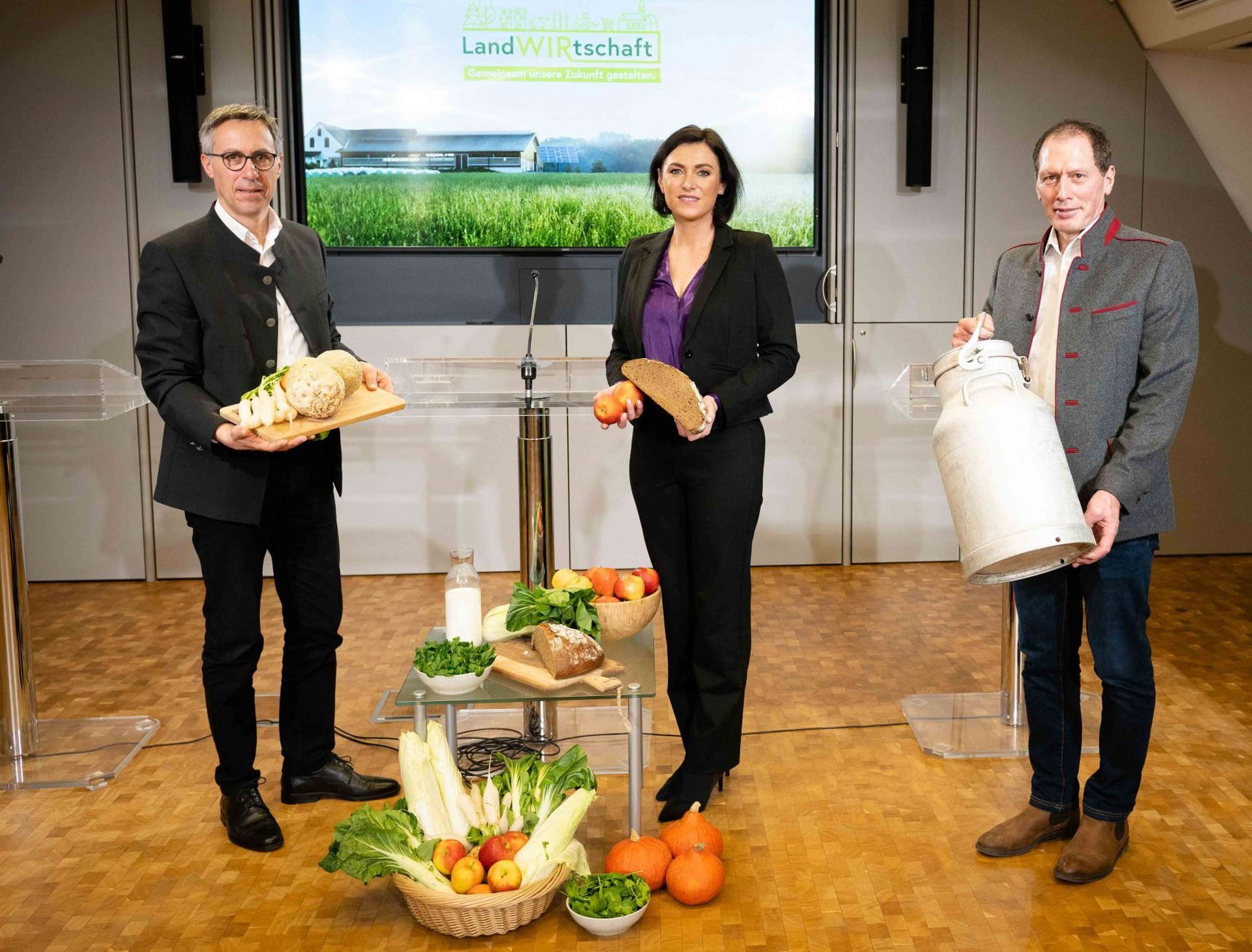 GAP im Ministerrat: Georg Strasser, Elisabeth Köstinger, Josef Moosbrugger