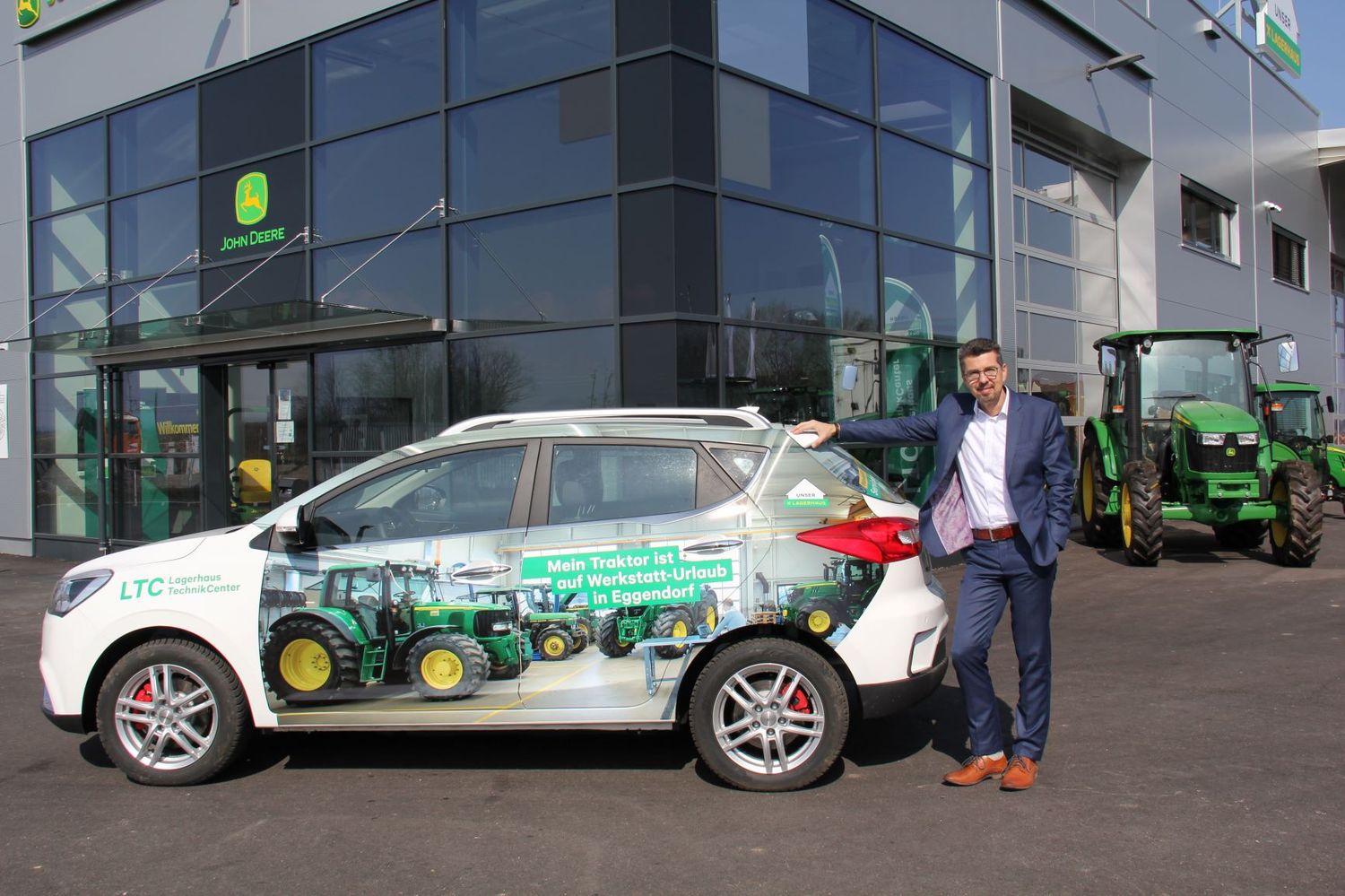 Ein E-Auto als Serviceersatzwagen für den Heimweg der Kunden