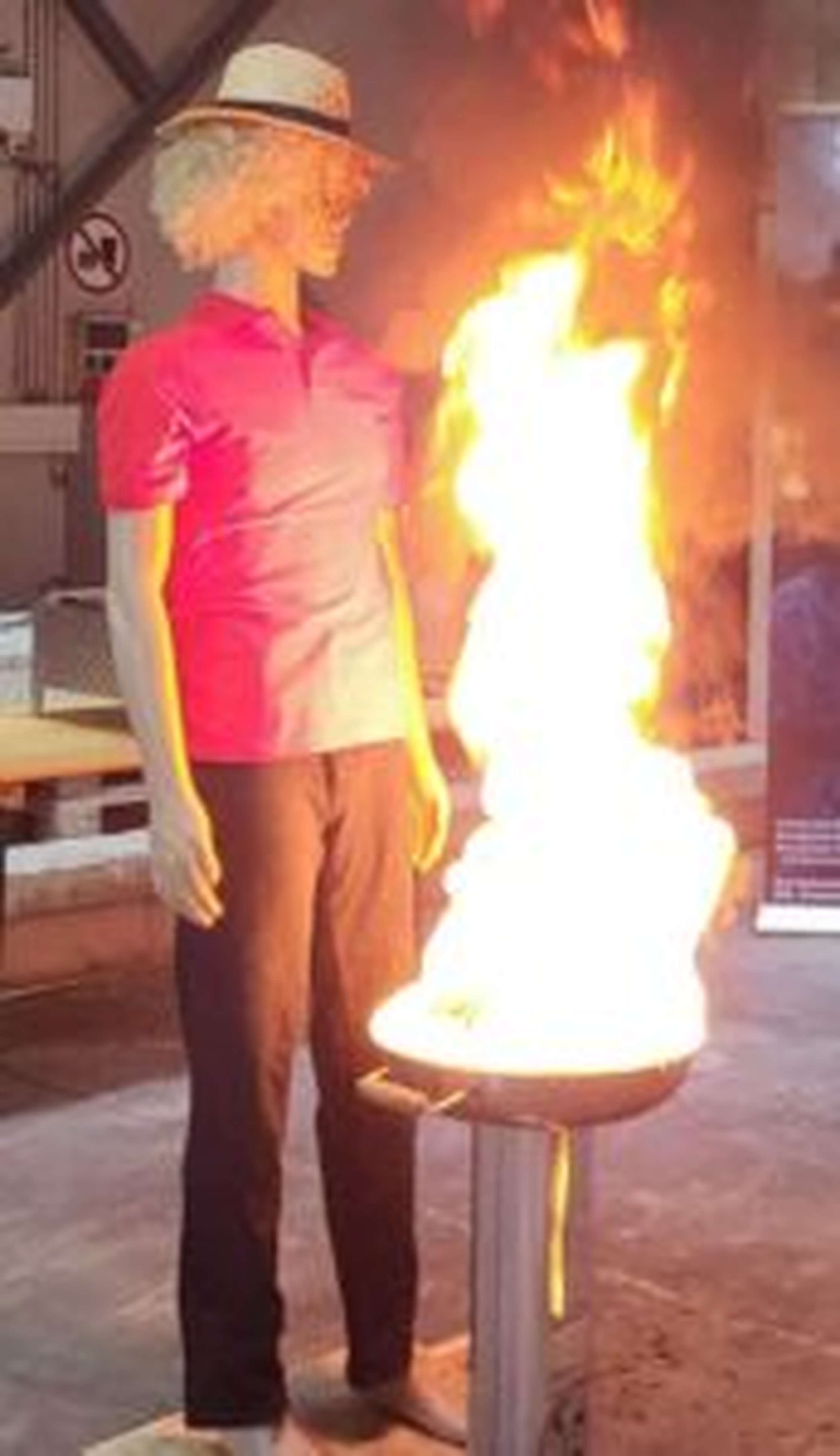 Am Griller lauern auch Gefahren.