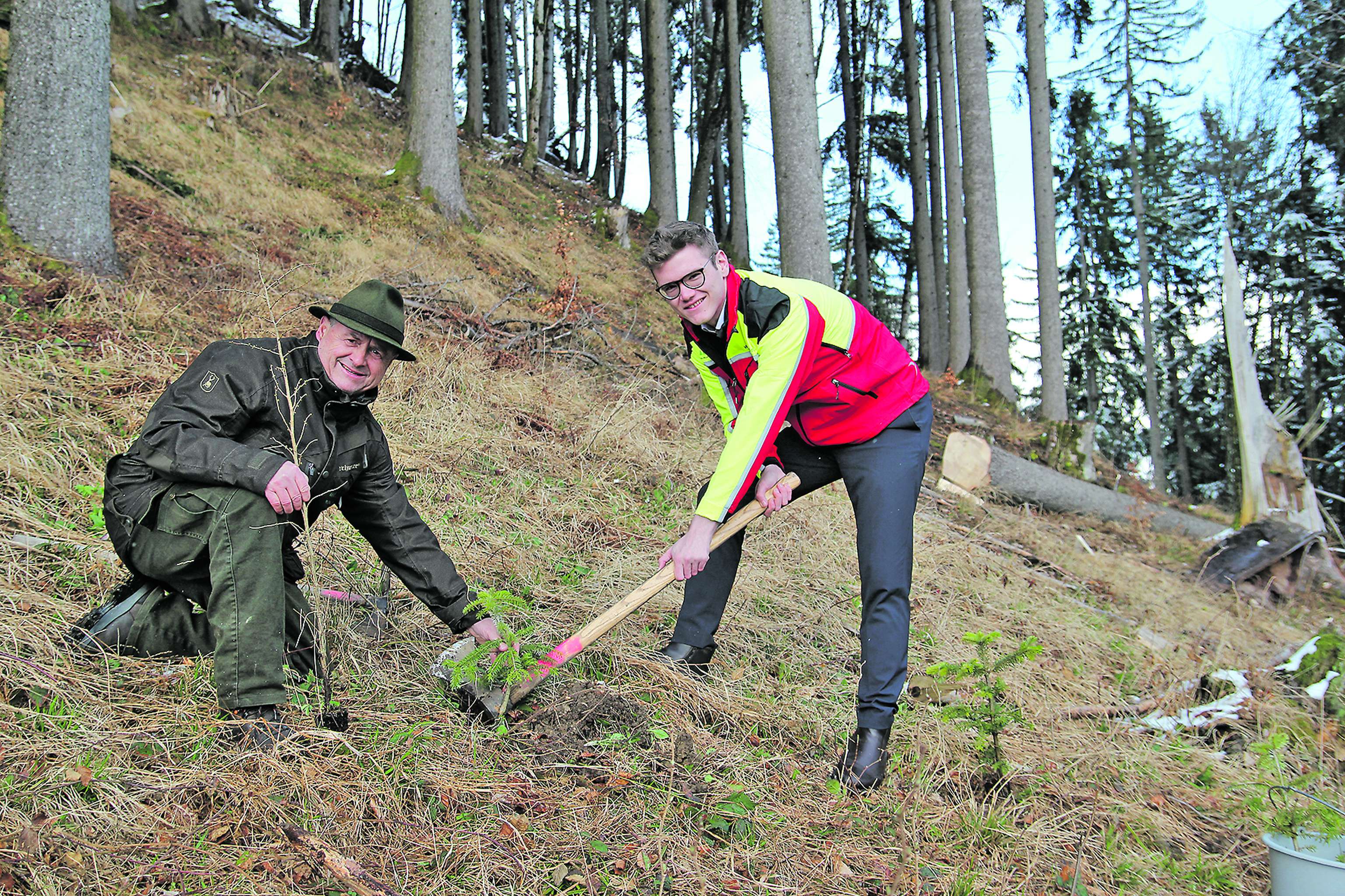 Obmann Rudolf Rosenstatter und LR Maximilian Aigner