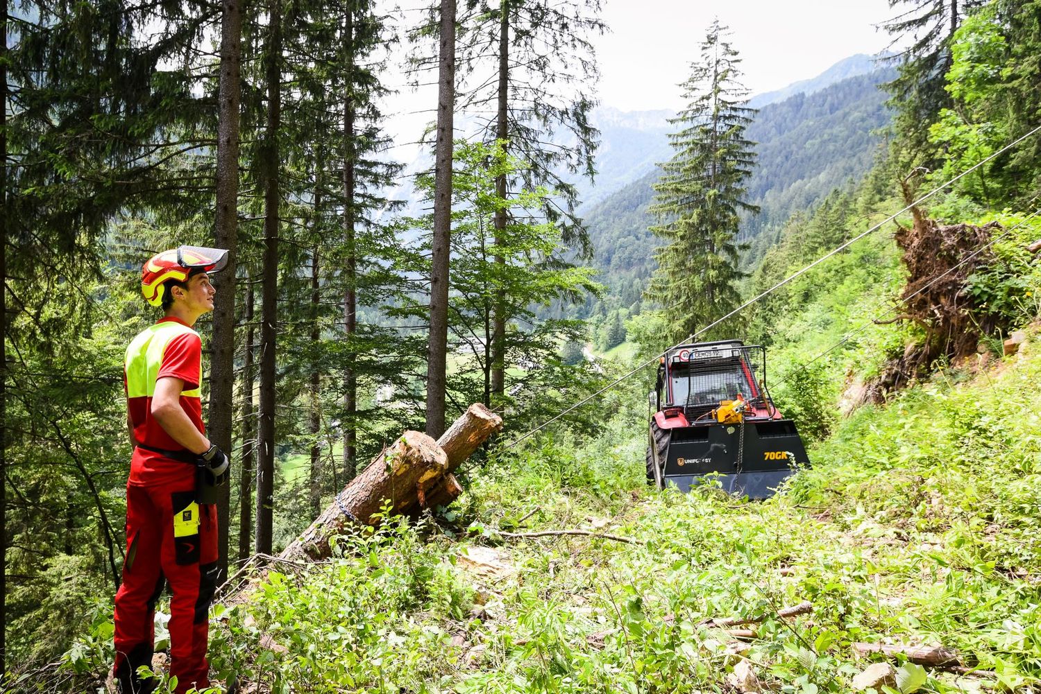 ActiveForceControl für Getriebewinden mit konstanter Zugkraft.