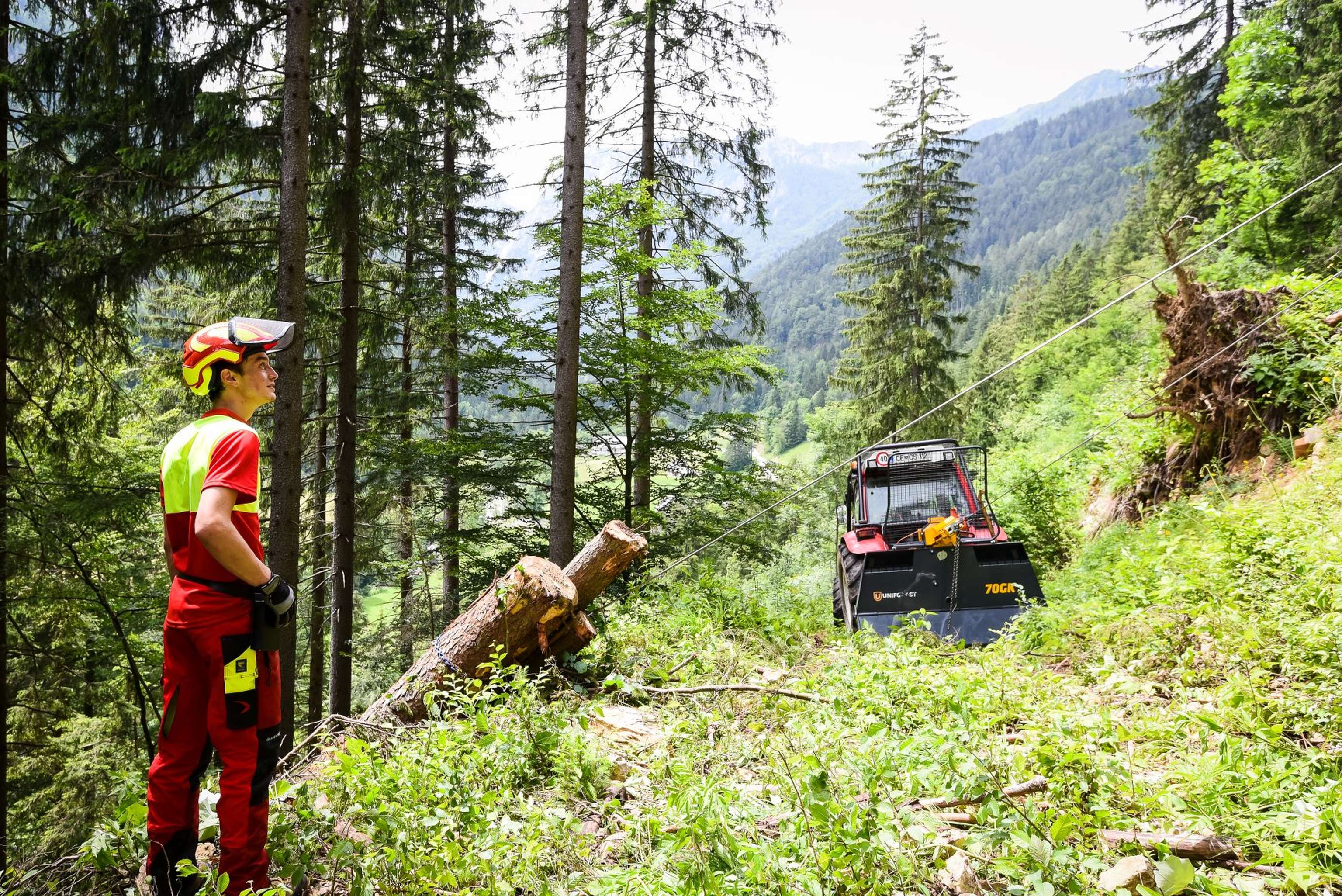 ActiveForceControl für Getriebewinden mit konstanter Zugkraft.