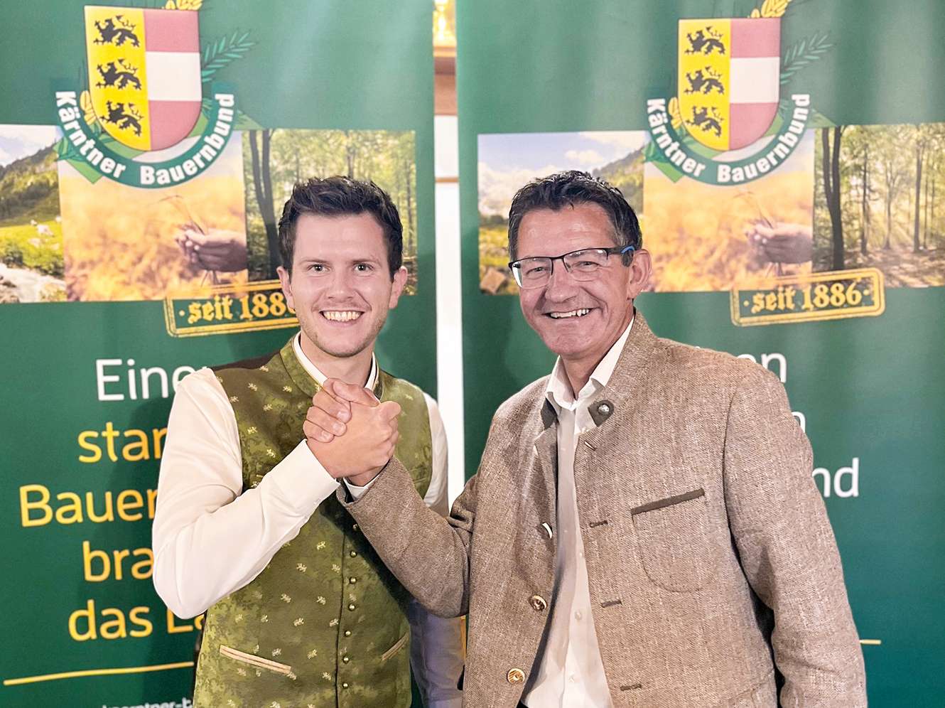 Maximilian Kogler (l.) und Siegfried Huber