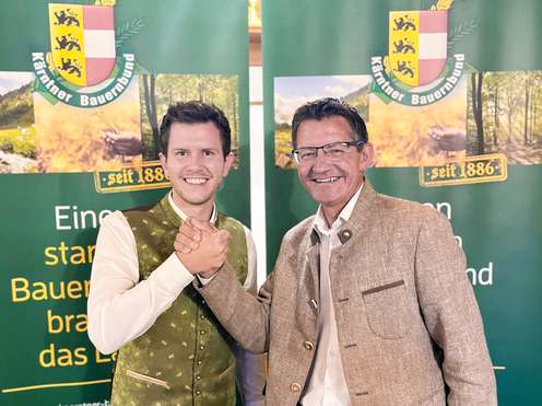 Maximilian Kogler (l.) und Siegfried Huber