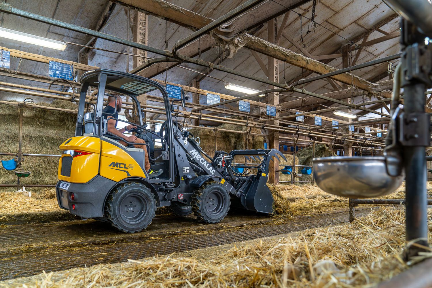 Mit nur 1,04 Meter Breite braucht der MCL2 nur wenig Platz.