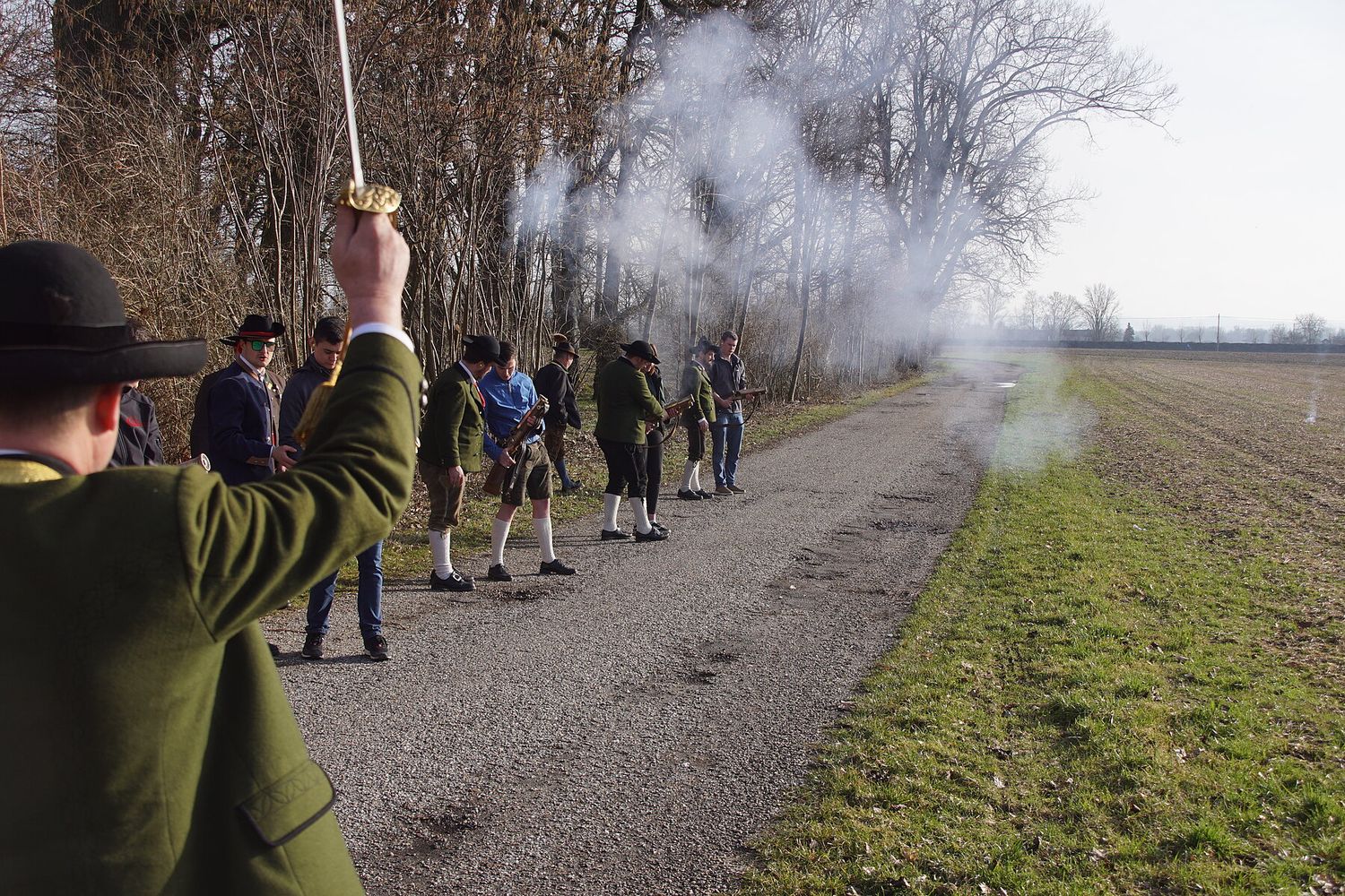 Beim Nebenmodul der Prangerschützen fielen einige traditionelle Schüsse.