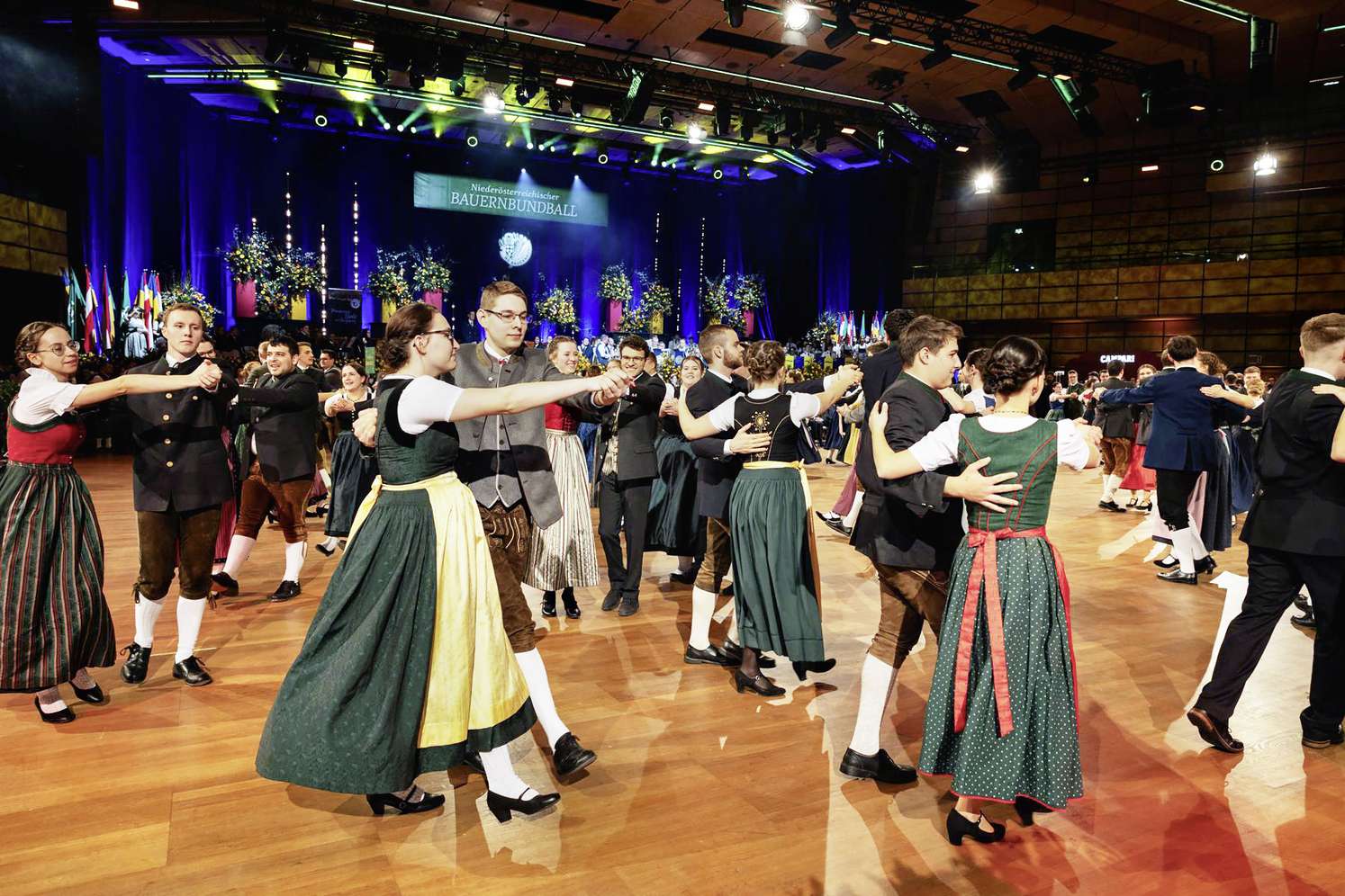 Blick in den Ballsaal, Eröffnung im Austria Center 2026