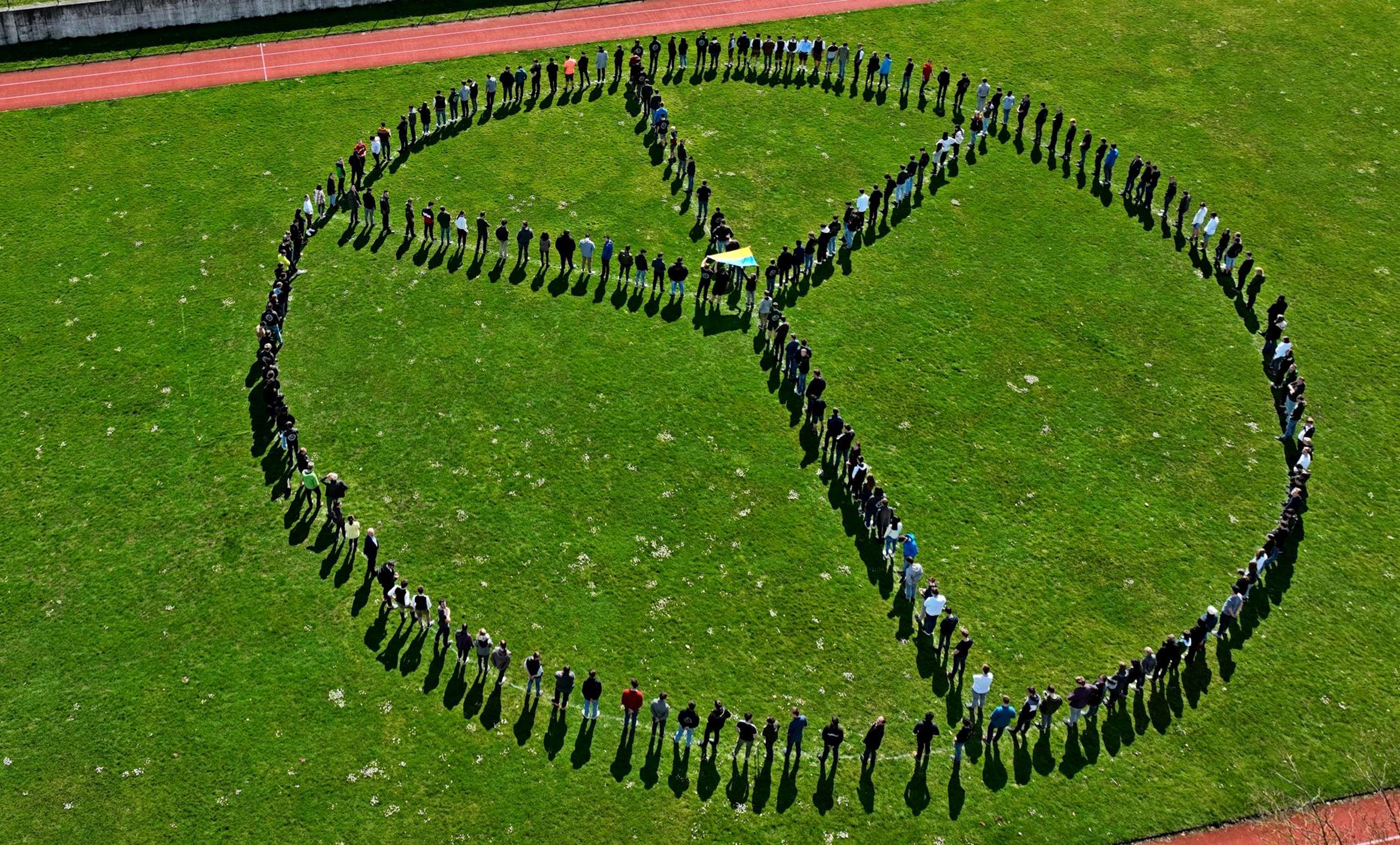Lebendiges Friedenszeichen