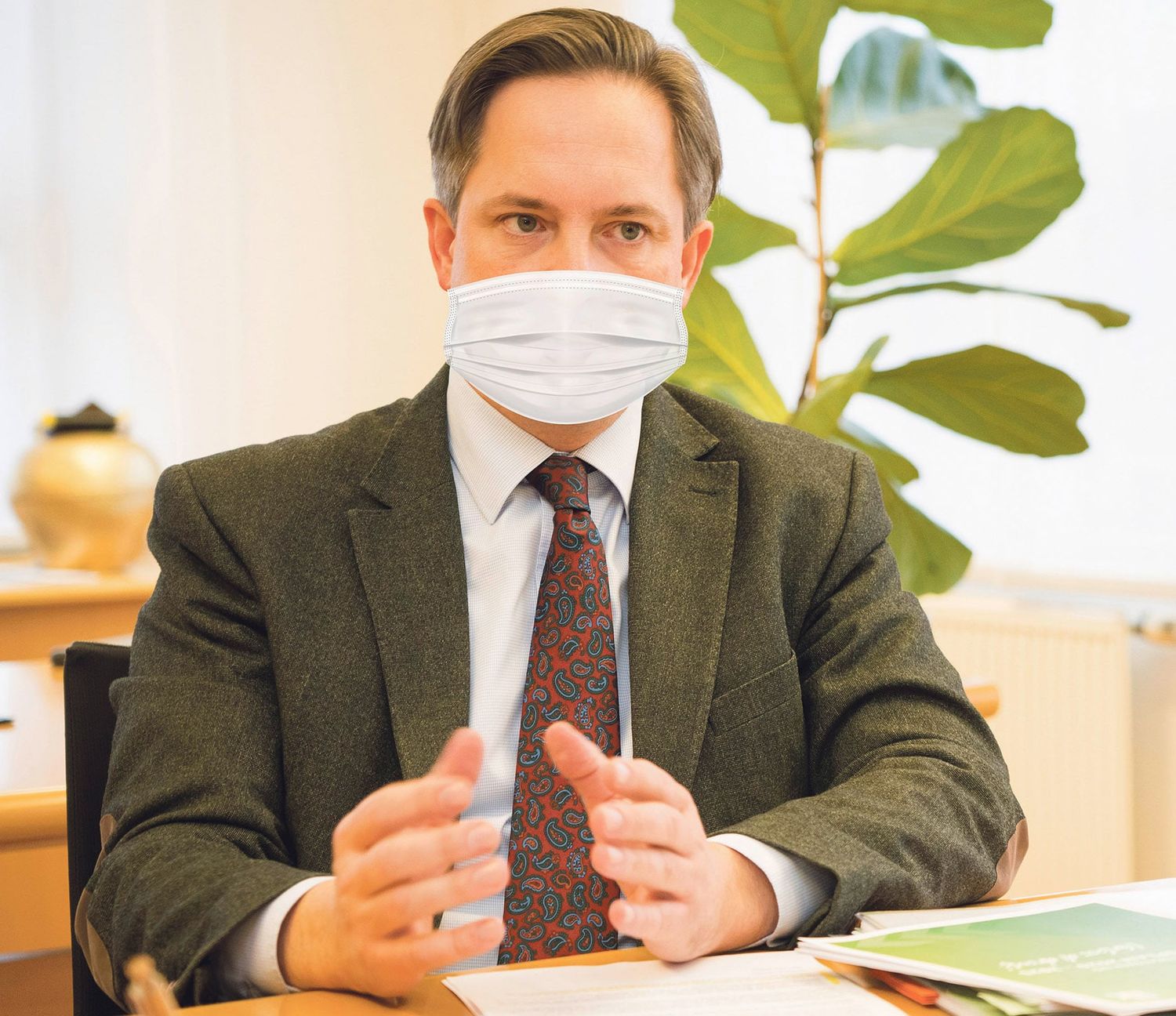 Interview mit mit Einhaltung der Abstandsregeln: Johannes
Schmuckenschlager
Foto: Herbert P. Oczeret/picturedesk.com