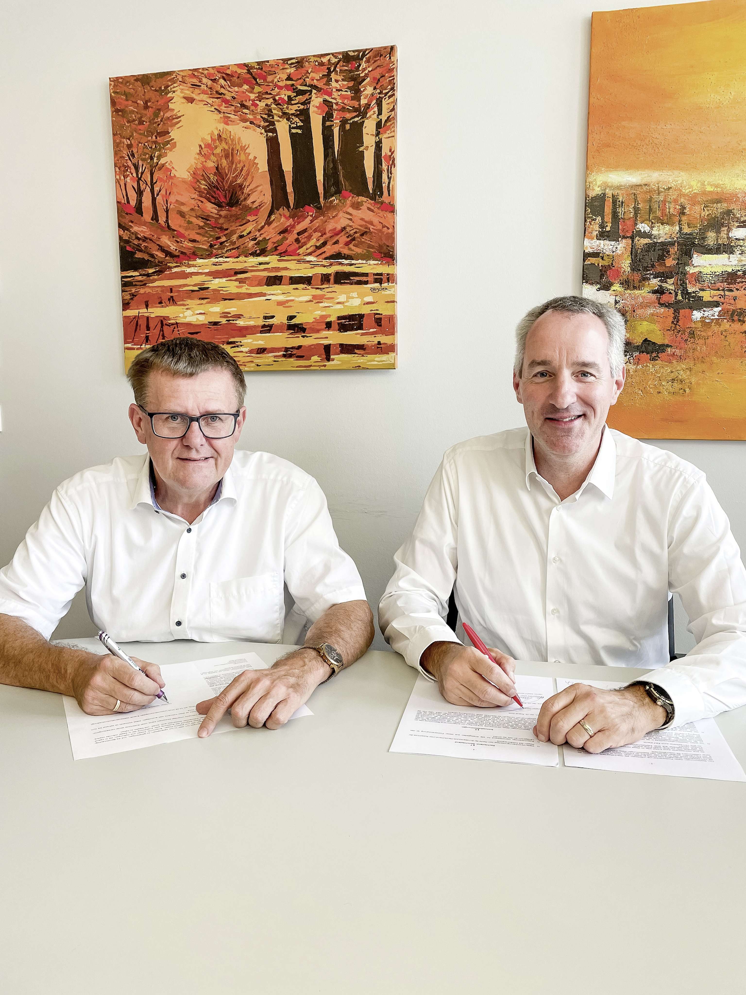 Die Geschäftsführer Josef Fraundorfer (l.) und Christian Gaisböck