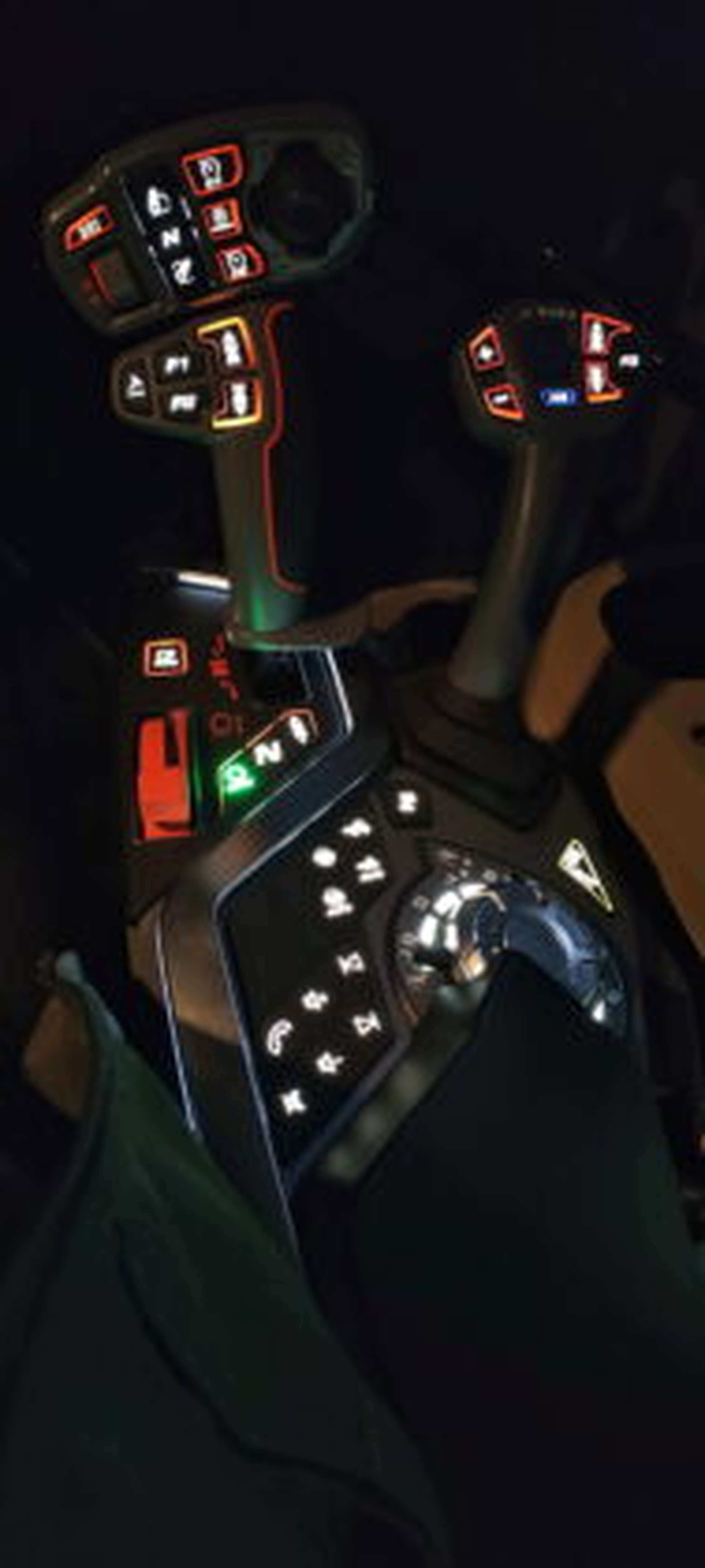 Hinterleuchtete Bedienelemente