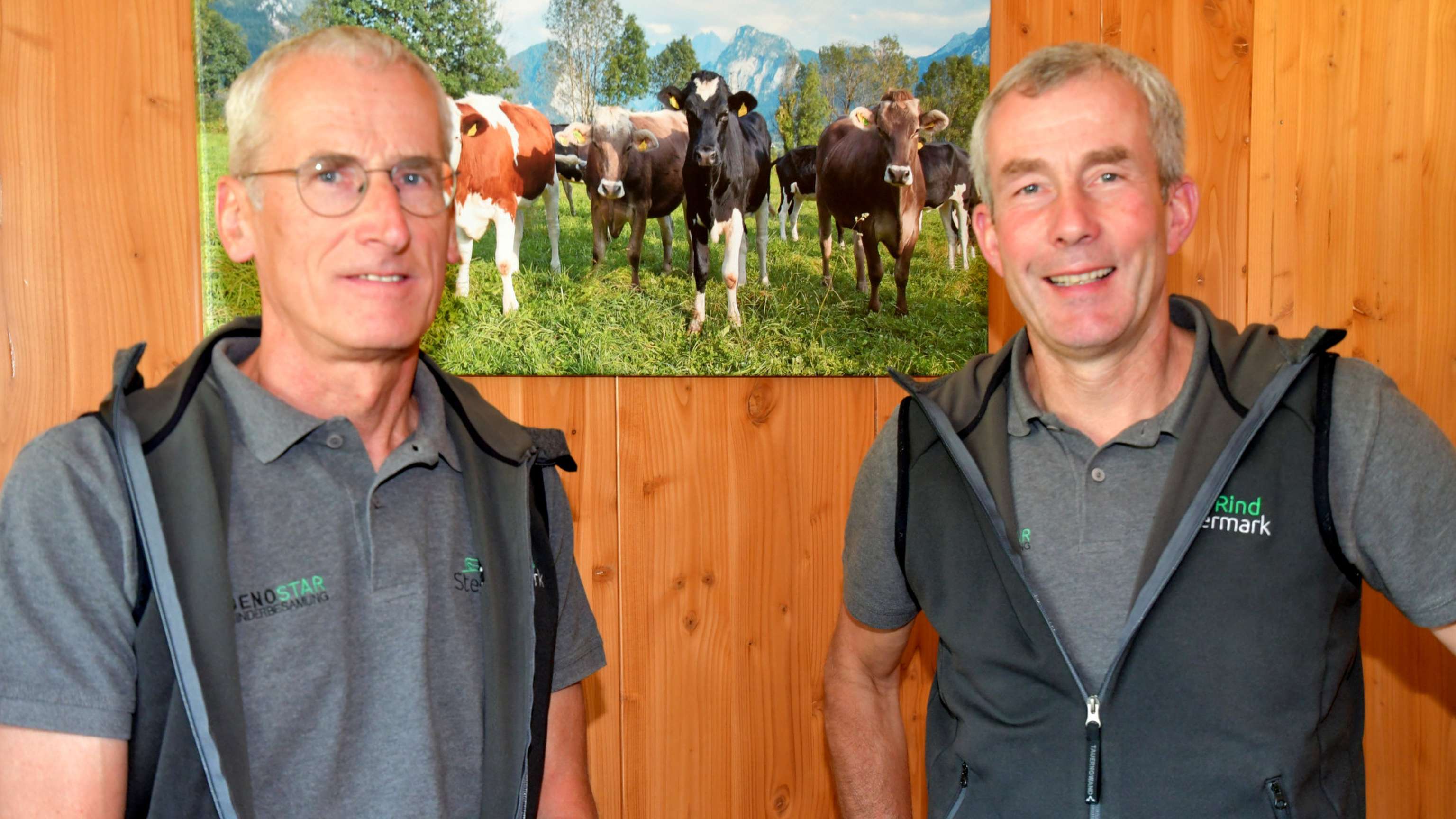 GF Peter Stückler und Obmann Matthias Bischof leiten die Geschicke der Rind Steiermark.