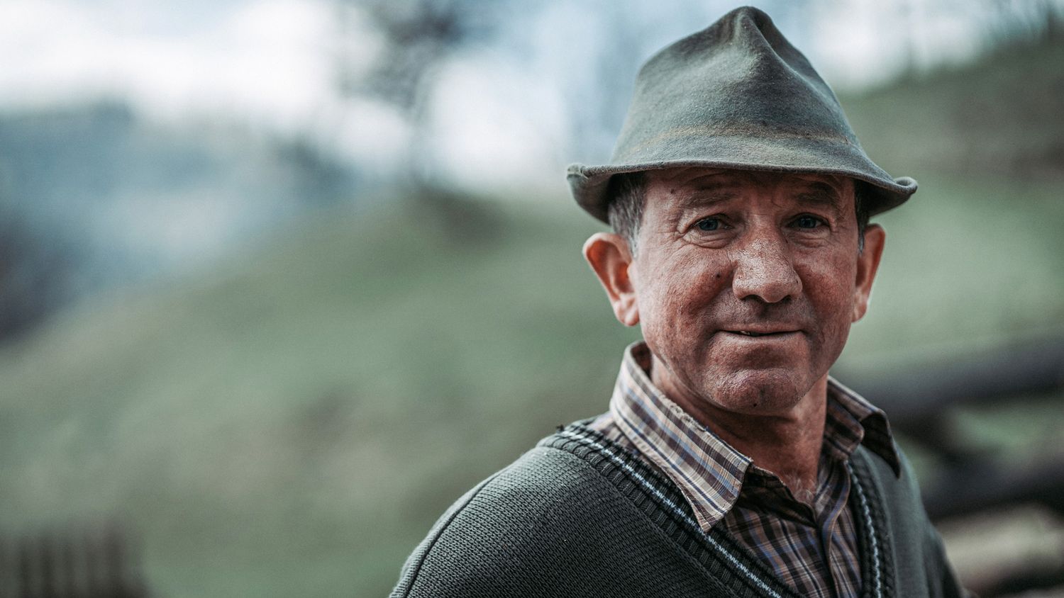 Portrait Of An Old Farmer