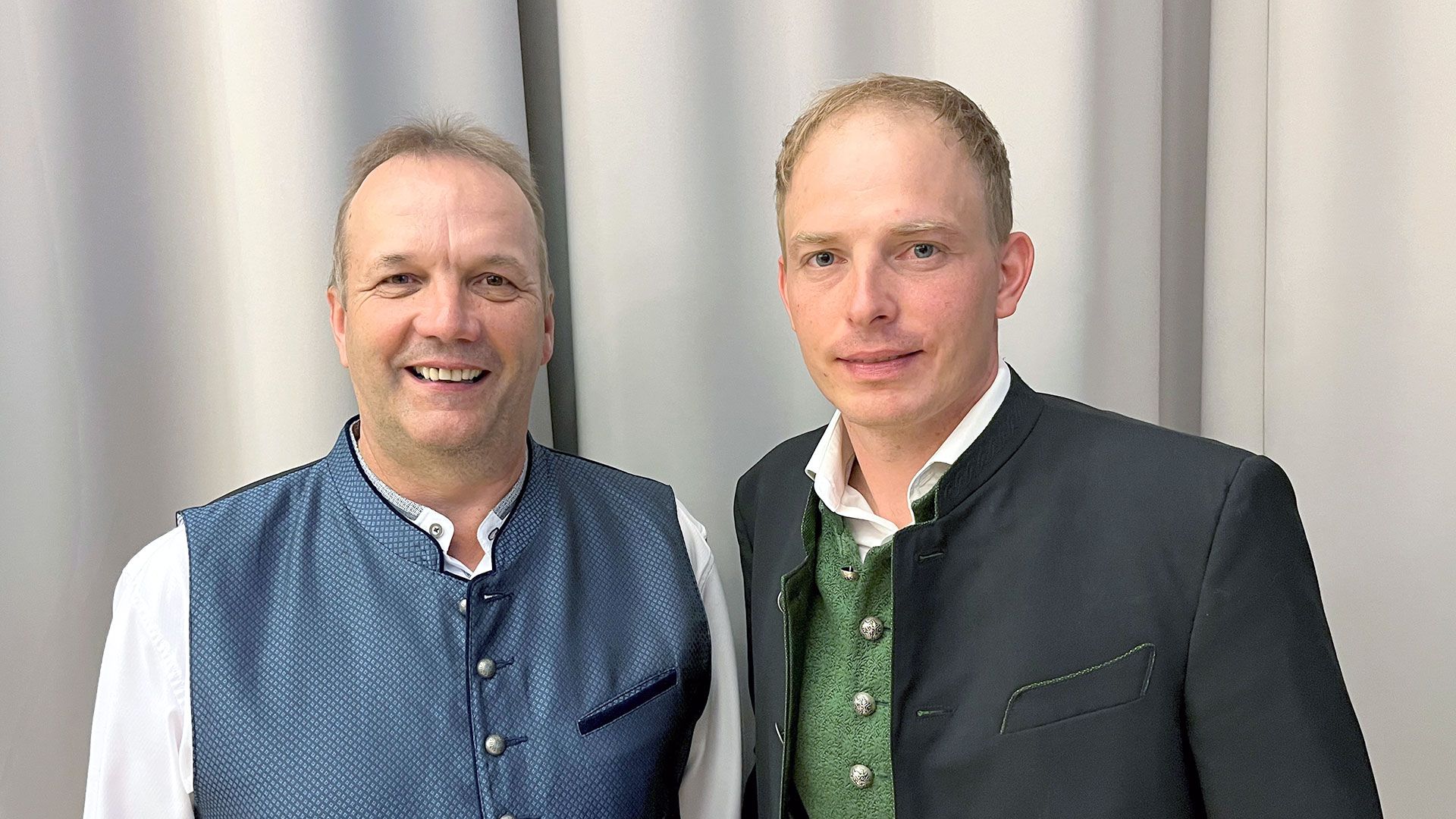 Hans Pessl und sein Nachfolger Herbert Schrittwieser.