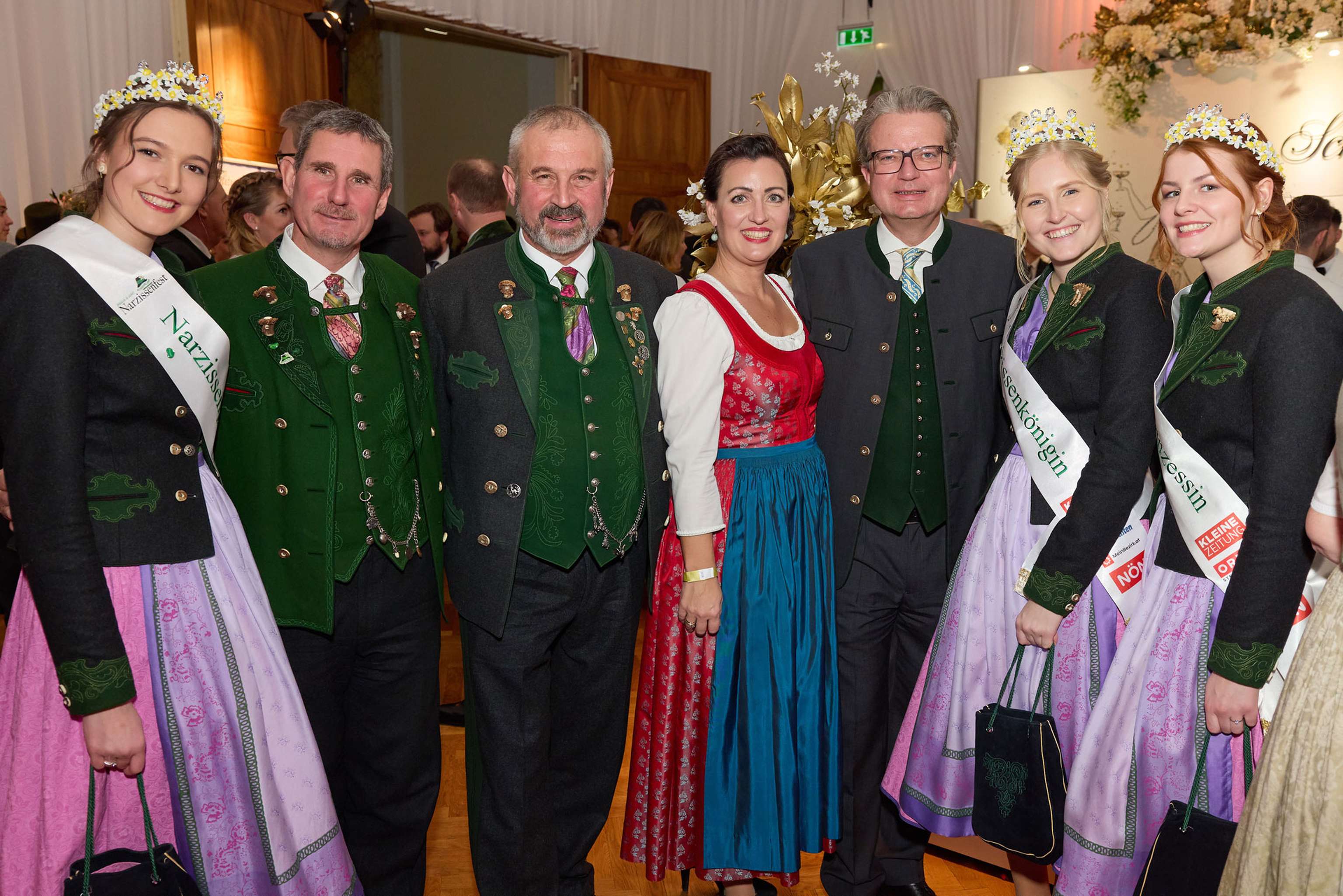 Steirerball Loitzl Frosch Drexler Narzissen Hoheiten CR Verein Der Steirer Ludwig Schedl