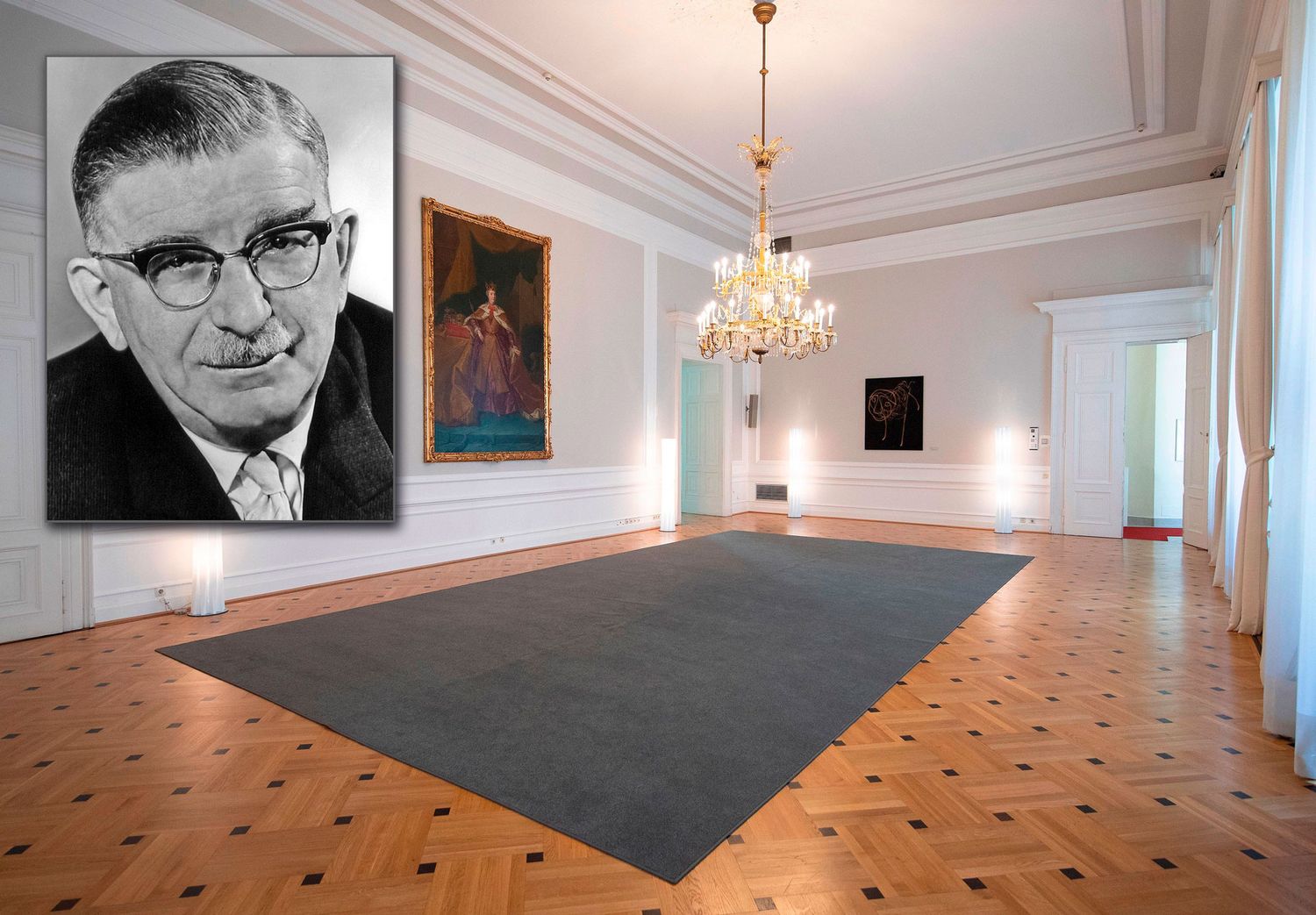 Der Steinsaal im Bundeskanzleramt wird zu Ehren Leopold Figls umbenannt.