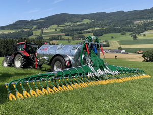 Fass mit Schleppschuh