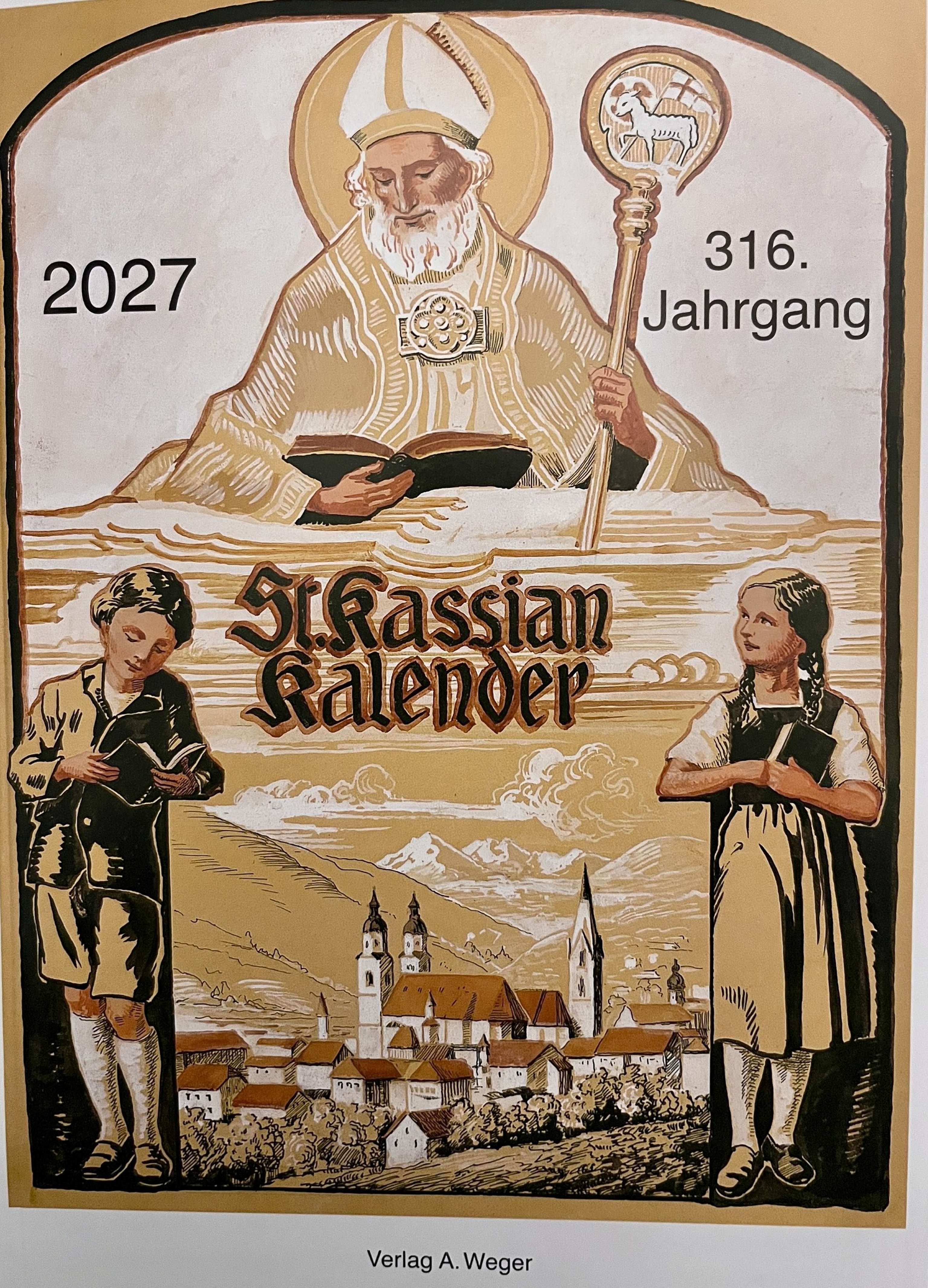 Buchcover Kassian Kalender