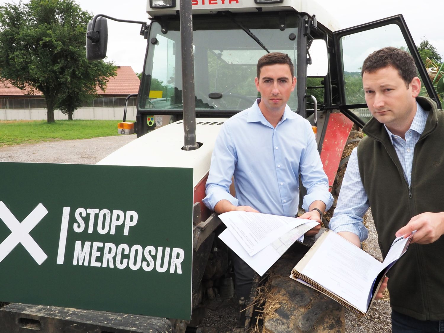 Treten seit langem gegen EU-Mercosur-Abkommen ein: Bernhuber, Nemecek.