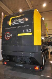 Mobile Pelletiermaschine