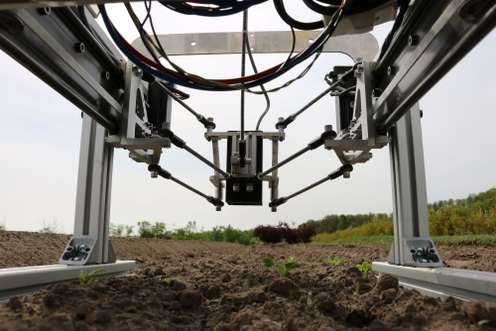 Das Lasermodul mit Aktuator