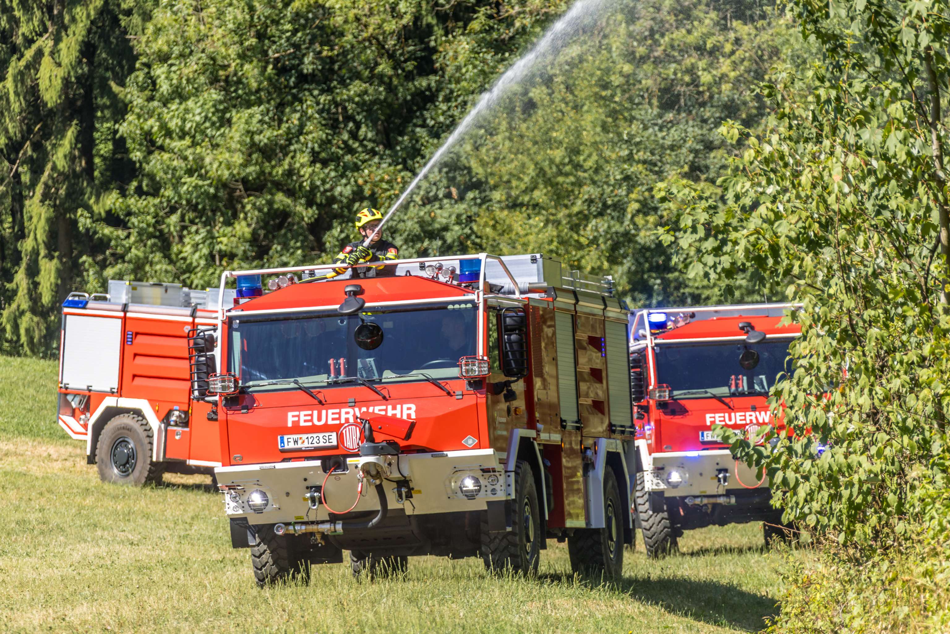 Tatra-Spezialfahrzeuge im Einsatz