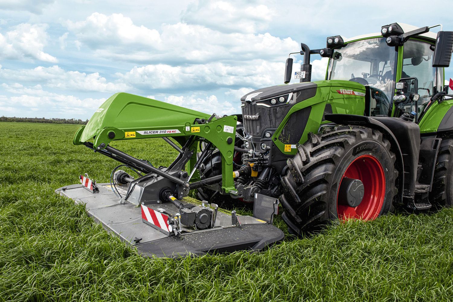 Ein wahres Bewegungstalent: der neue Fendt Slicer FQ 310.