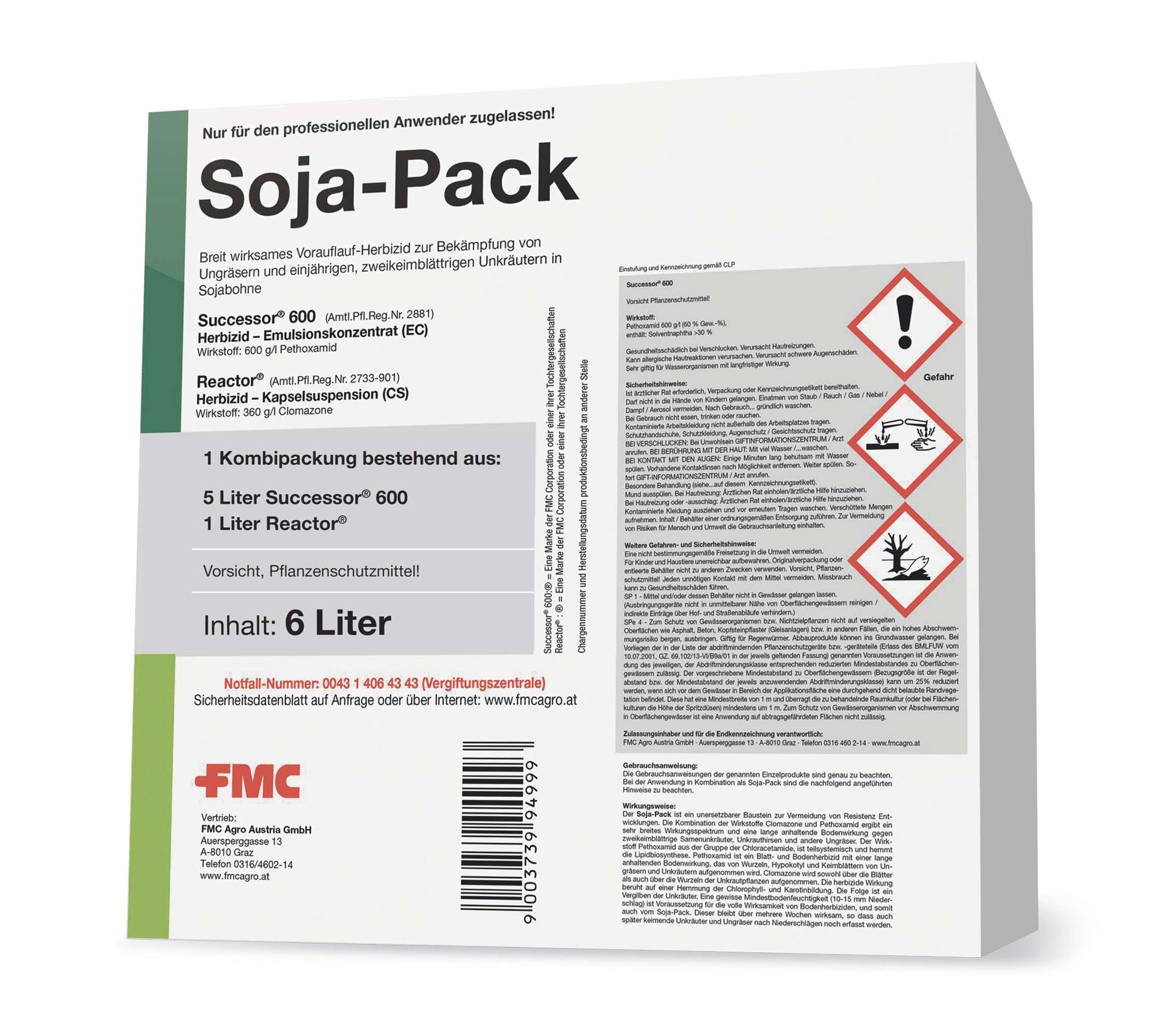 Breite und lang anhaltende Wirkung für alle Sojasorten.