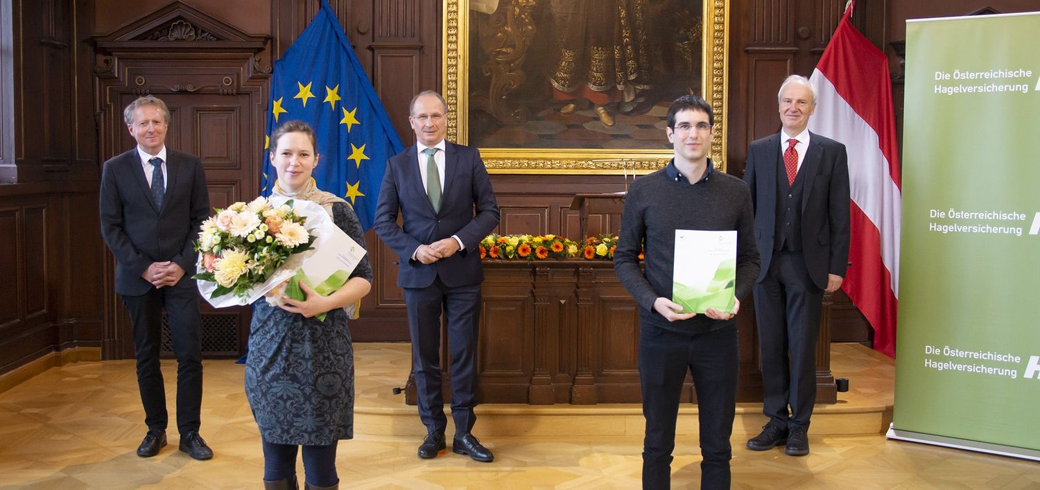 Univ.Prof. Mag. Dr. Christian Obinger, Dipl.-Ing. Dr. Claire Brenner, Dr. Kurt Weinberger, Dipl.-Ing. Clemens Nocker, Univ.Prof. Dipl.-Ing. Dr. DDr.h.c. Hubert Hasenauer FOTO: ÖHV