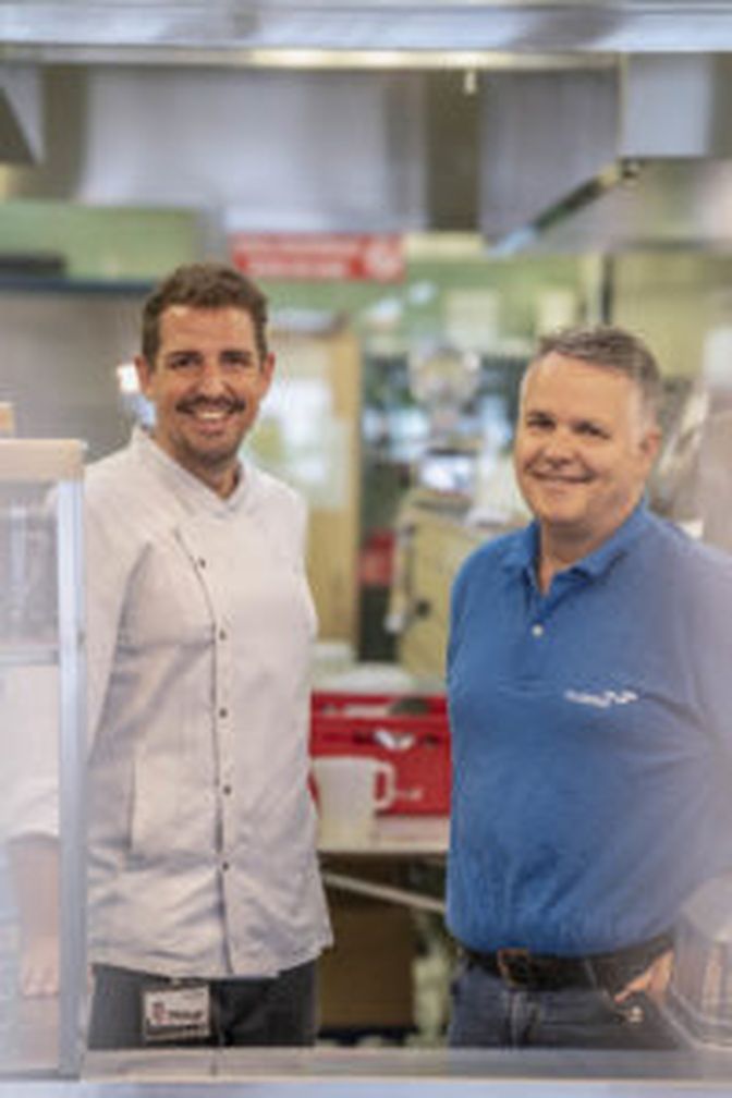 Alexander Thurner, Teamleiter des Plansee „Kulinario“ und Christian Bartel, gastronomischer Leiter
